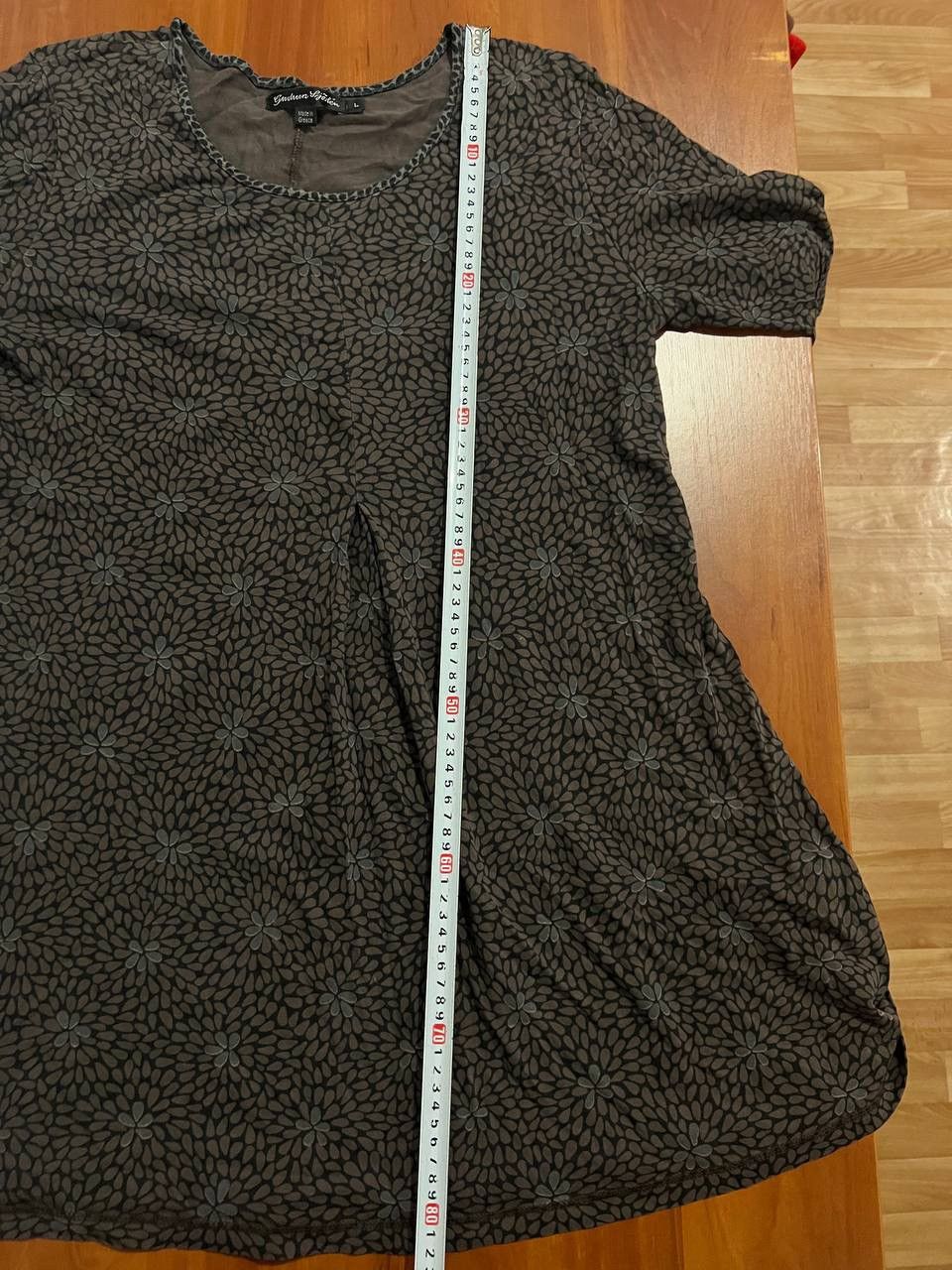 Gudrun Sjoden GUDRUN SJODEN ORGANIC MICROMODALL PLEAT TUNIC DRESS SIZE L Size L / US 10 / IT 46 - 10 Thumbnail