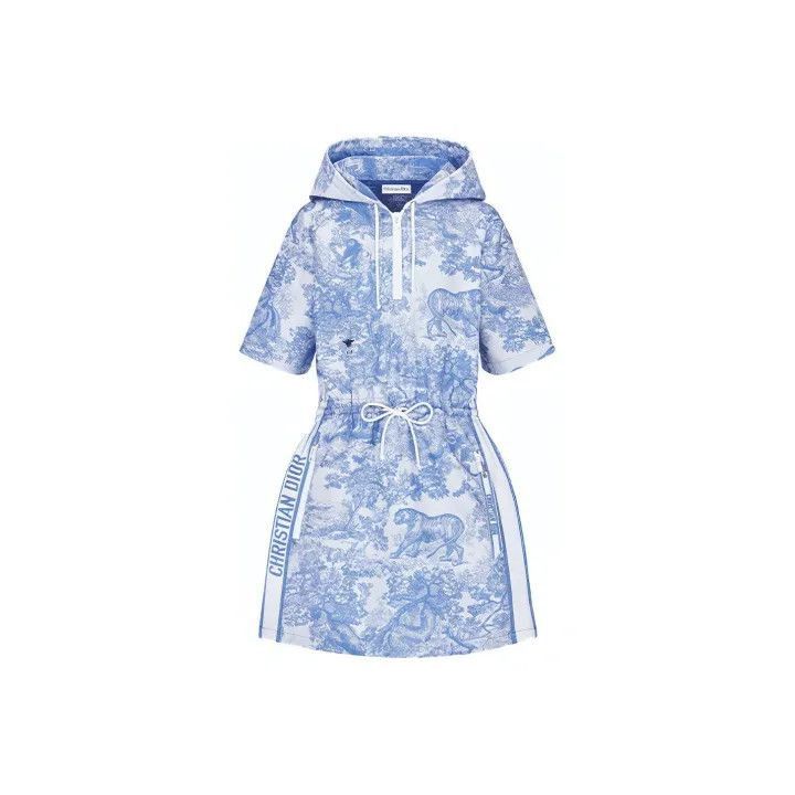 Dior Dior Floral Print Short Sleeve Mini Dress 0079-2507 | Grailed
