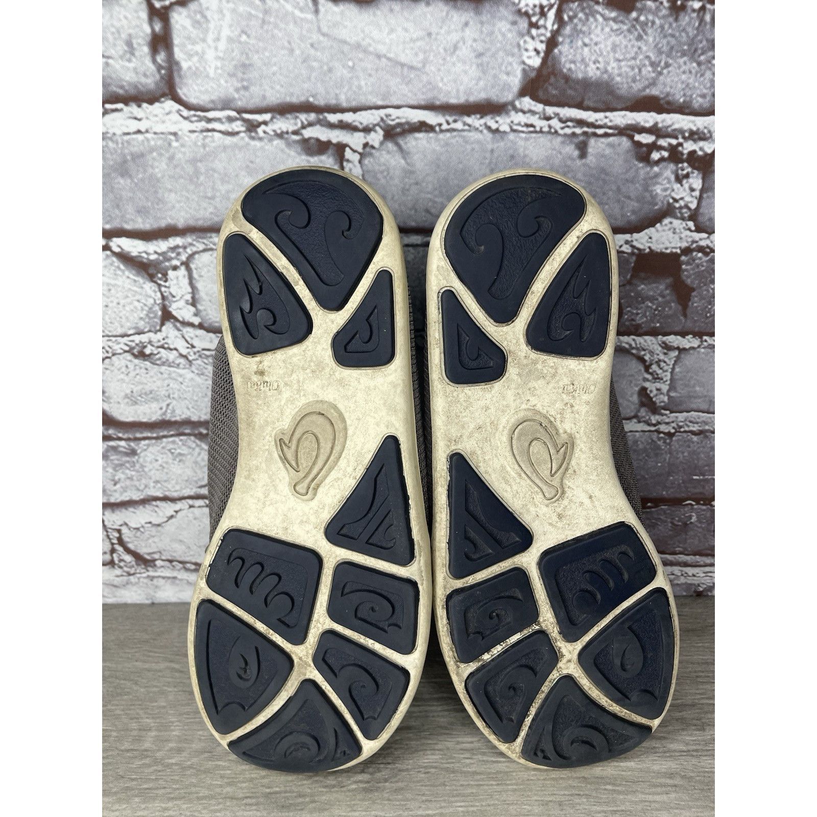 Olukai Olukai Nohea Mesh Comfort Gray Yellow Slip Casual On Shoes M Size US 10.5 / EU 43-44 - 20 Thumbnail