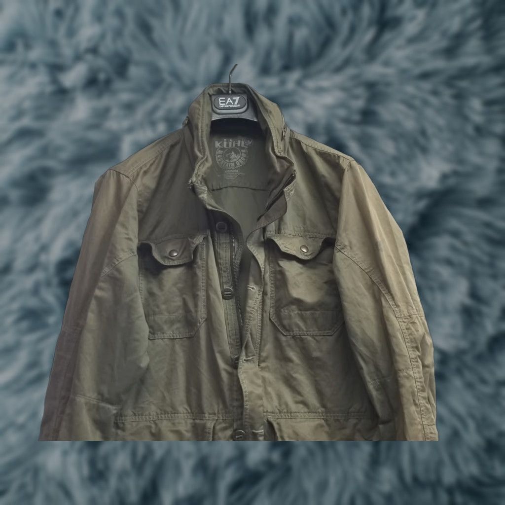 Vintage Kuhl Burr Jacket Military Green Canvas Basic Coat Patina Dye Mens Size Medium Regular Size US M / EU 48-50 / 2 - 1 Thumbnail