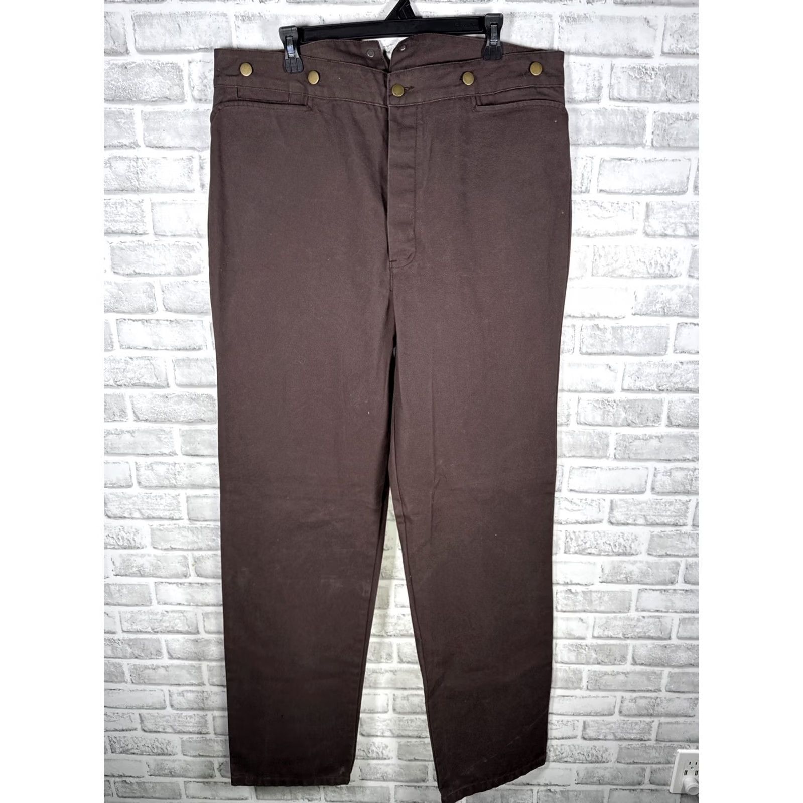 Scully VINTAGE NWT Scully Rangewear Cinch Buckle Back Rancher Pants Canvas Western Mens 40x38 Size US 40 / EU 56 - 5 Thumbnail