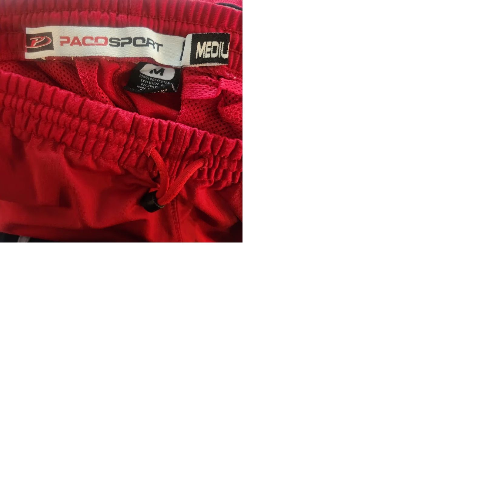 Vintage VINTAGE Paco Sport Athletic Pants Mens M Red Logo Hip Hop Streetwear Pants Men Red Logo Hip Hop Streetwear Size US 31 - 9 Thumbnail