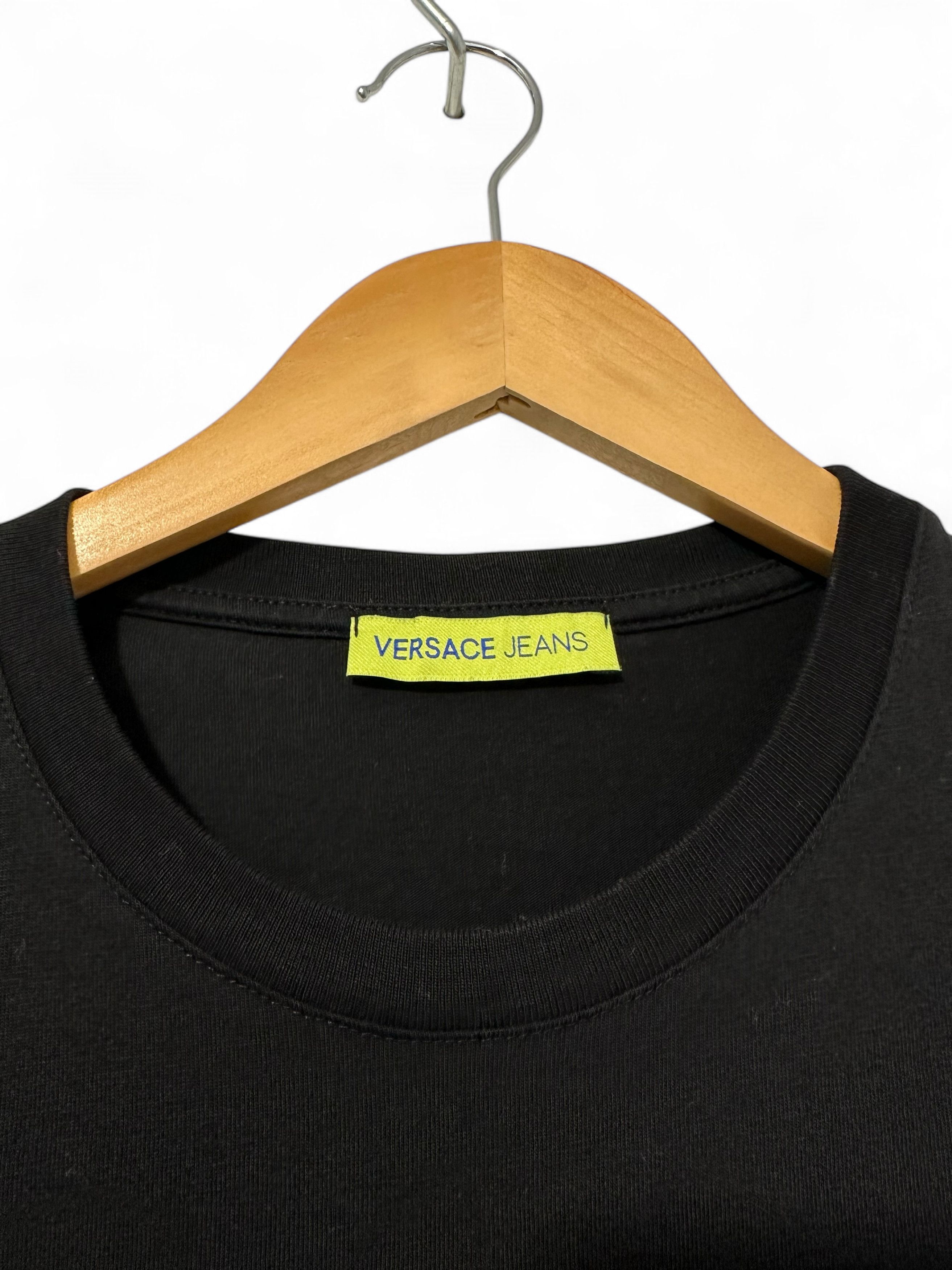 Versace × Versace Jeans Couture Versace Jeans Black Big Logo Long Sleeve Top (XS) Size US XS / EU 42 / 0 - 3 Thumbnail