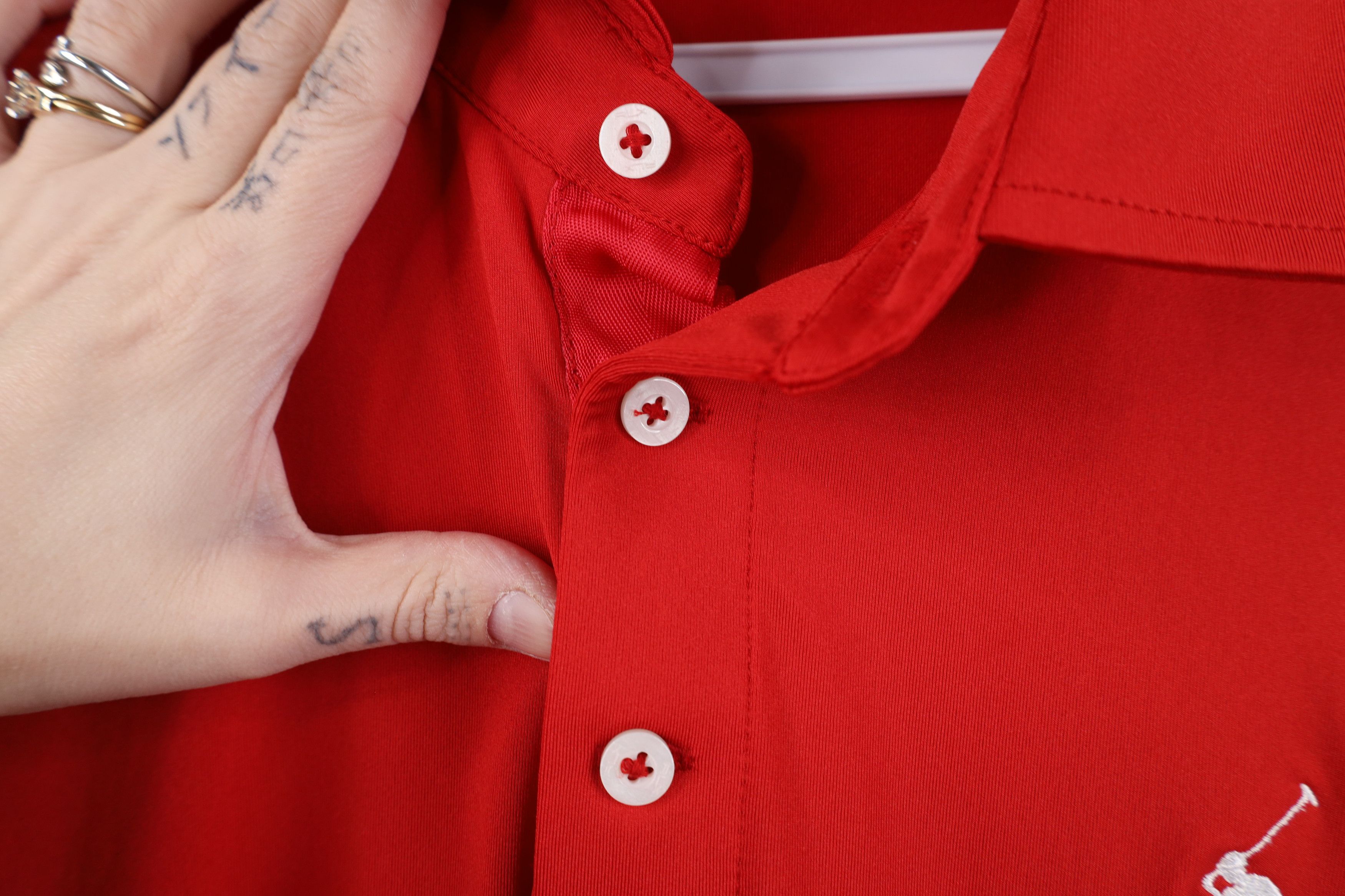 Polo Ralph Lauren Ralph Lauren RLX AJGA Junior Classic Collared Golf Polo Red Size US L / EU 52-54 / 3 - 6 Thumbnail
