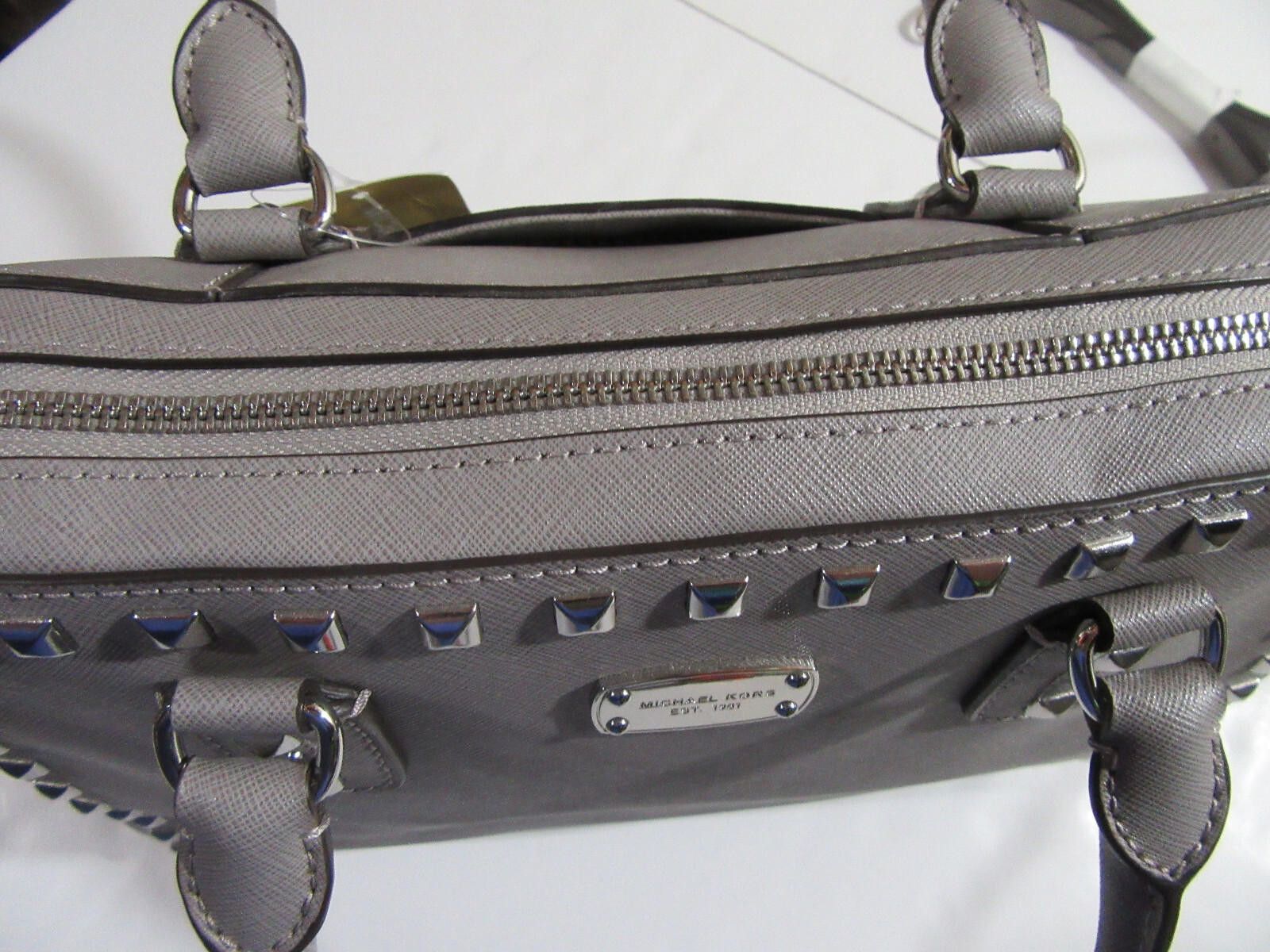Michael Kors Michael Kors Sandrine Stud Large Leather Satchel NWT Size ONE SIZE - 8 Thumbnail