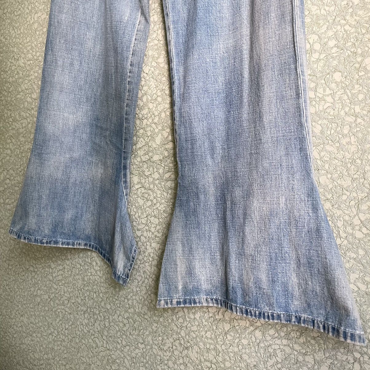 Yohji Yamamoto SS04 Flared Spotted Horse Treated Jeans Size 29" - 6 Thumbnail