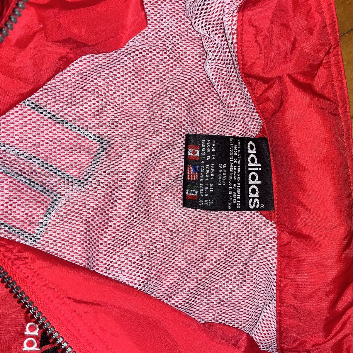 Adidas 90s Vintage adidas windbreaker rain jacket Size US XL / EU 56 / 4 - 3 Thumbnail