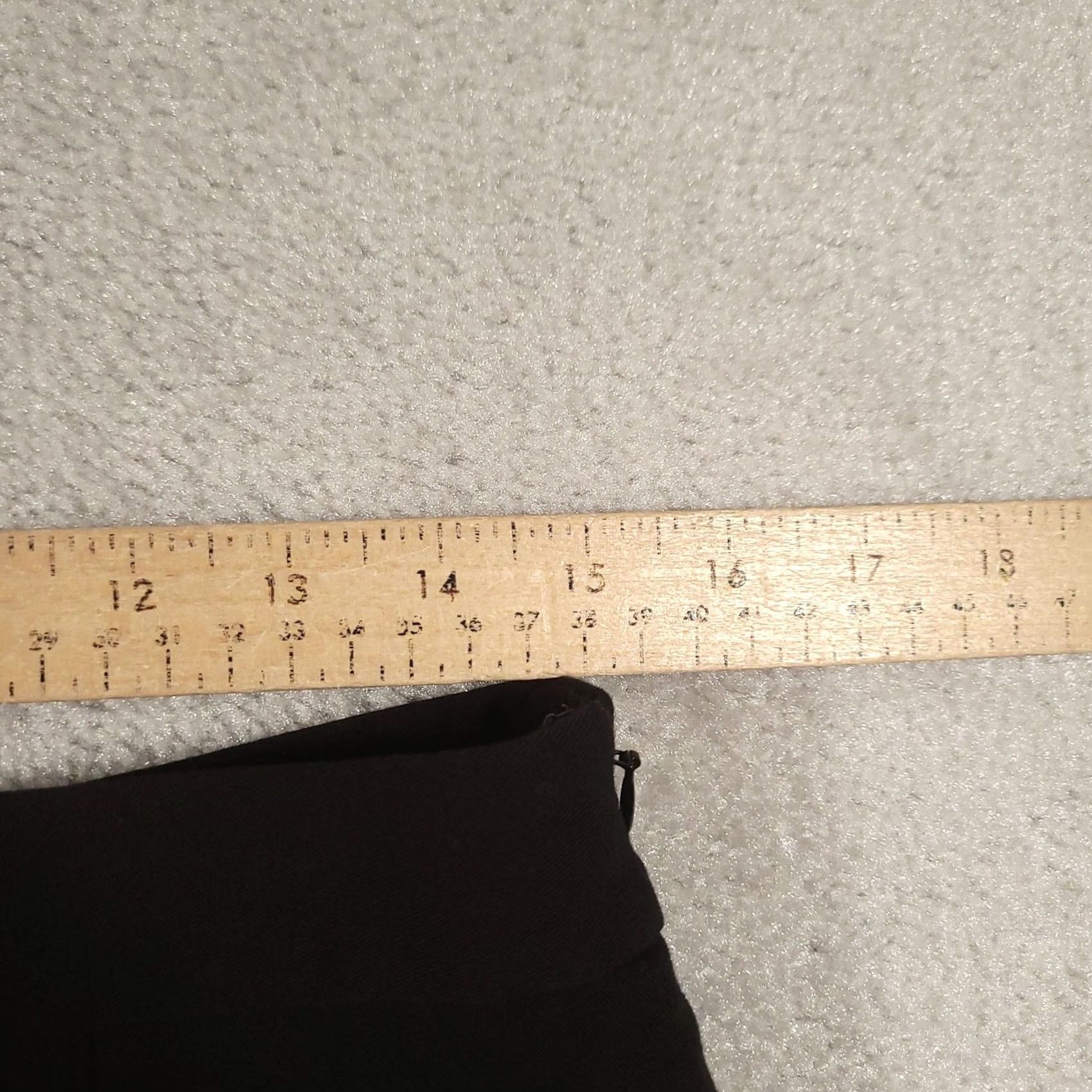 Vintage Body by Victoria Skirt Womens 8 Black Pencil Career Office Stretch Pockets Classic Women Size 30" / US 8 / IT 44 - 6 Thumbnail