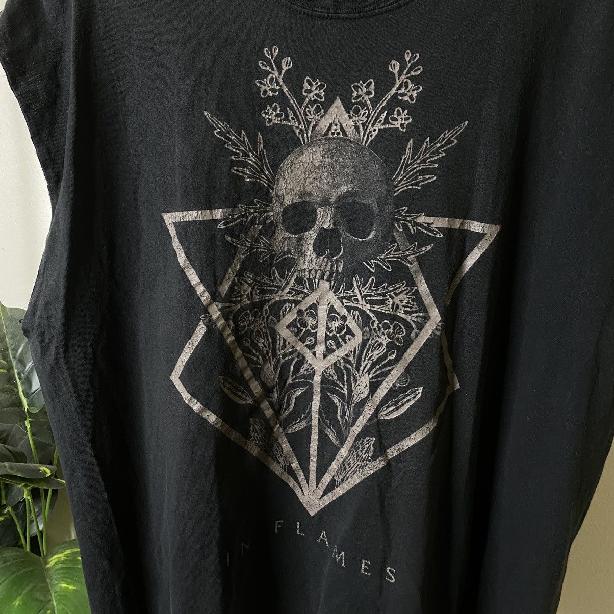 Vintage Y2K In Flames Swedish Heavy Metal Band Sleeveless T Shirt Size US XXL / EU 58 / 5 - 2 Thumbnail
