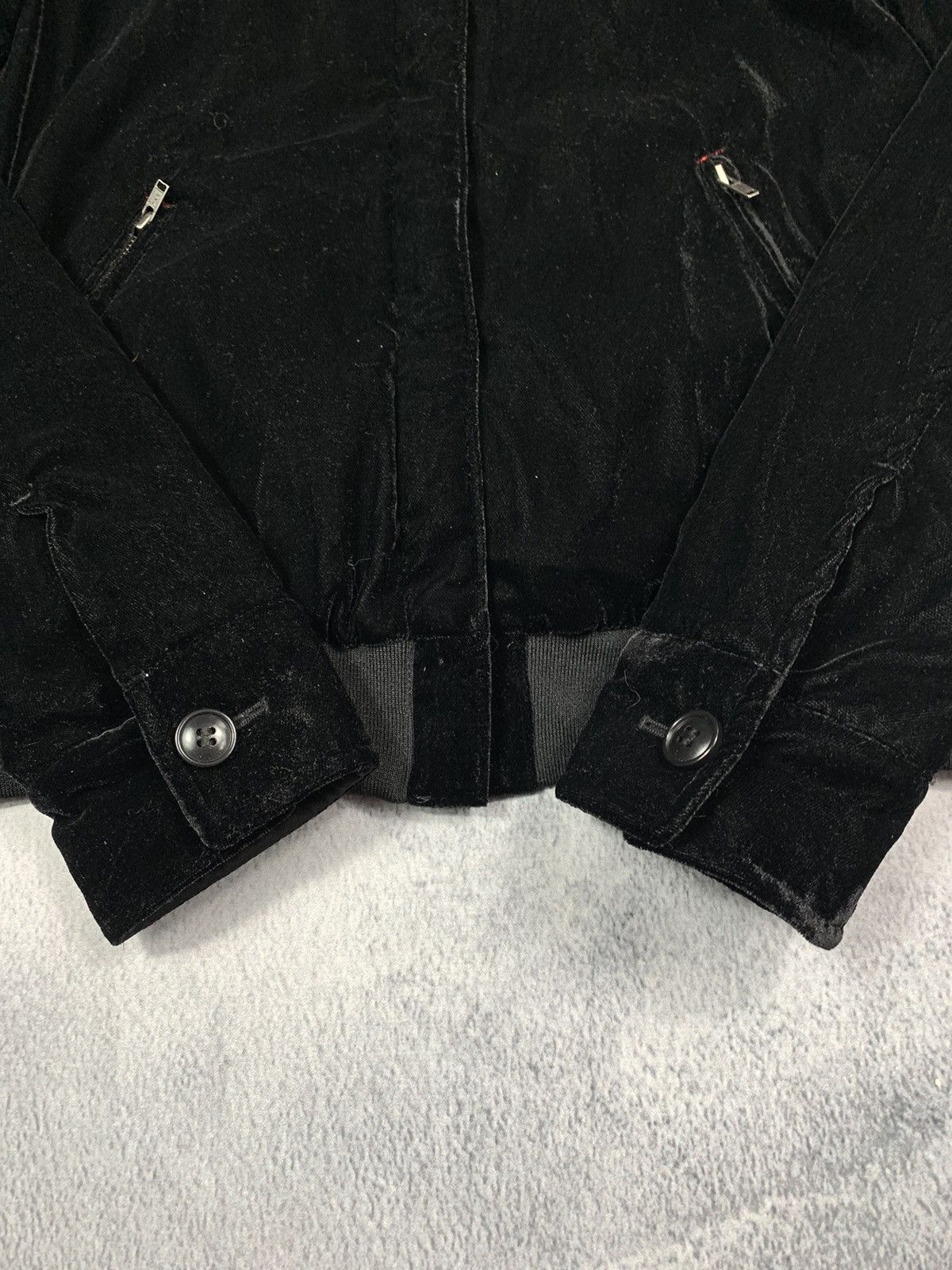 Uniqlo Vintage UNIQLO X INES DE LA FRESSANGE Paris velvet bomber Size S / US 4 / IT 40 - 3 Thumbnail