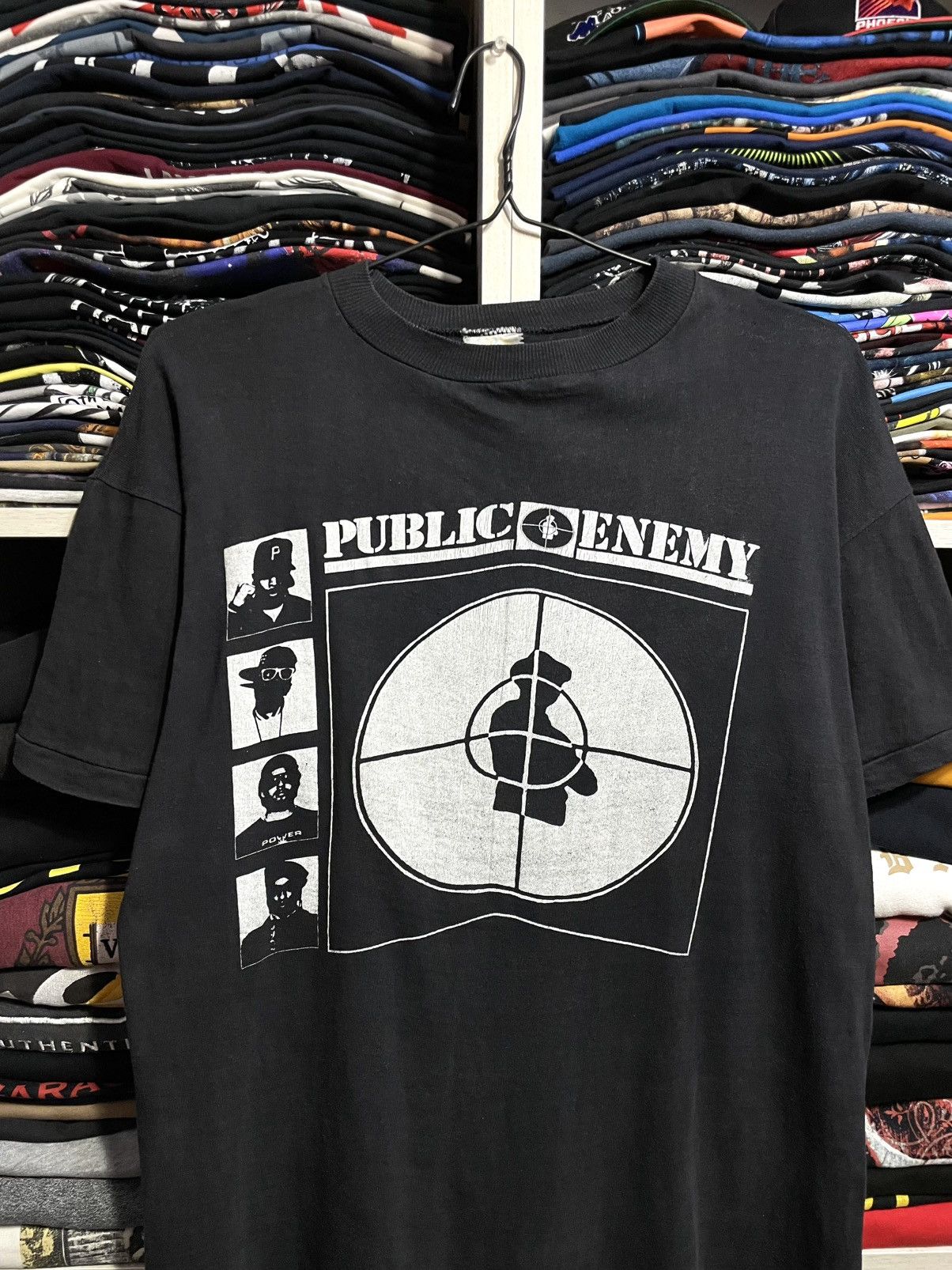 Band Tees Vintage 90s Public Enemy Single Stitch Rap Hip Hop T-Shirt Size US L / EU 52-54 / 3 - 3 Thumbnail