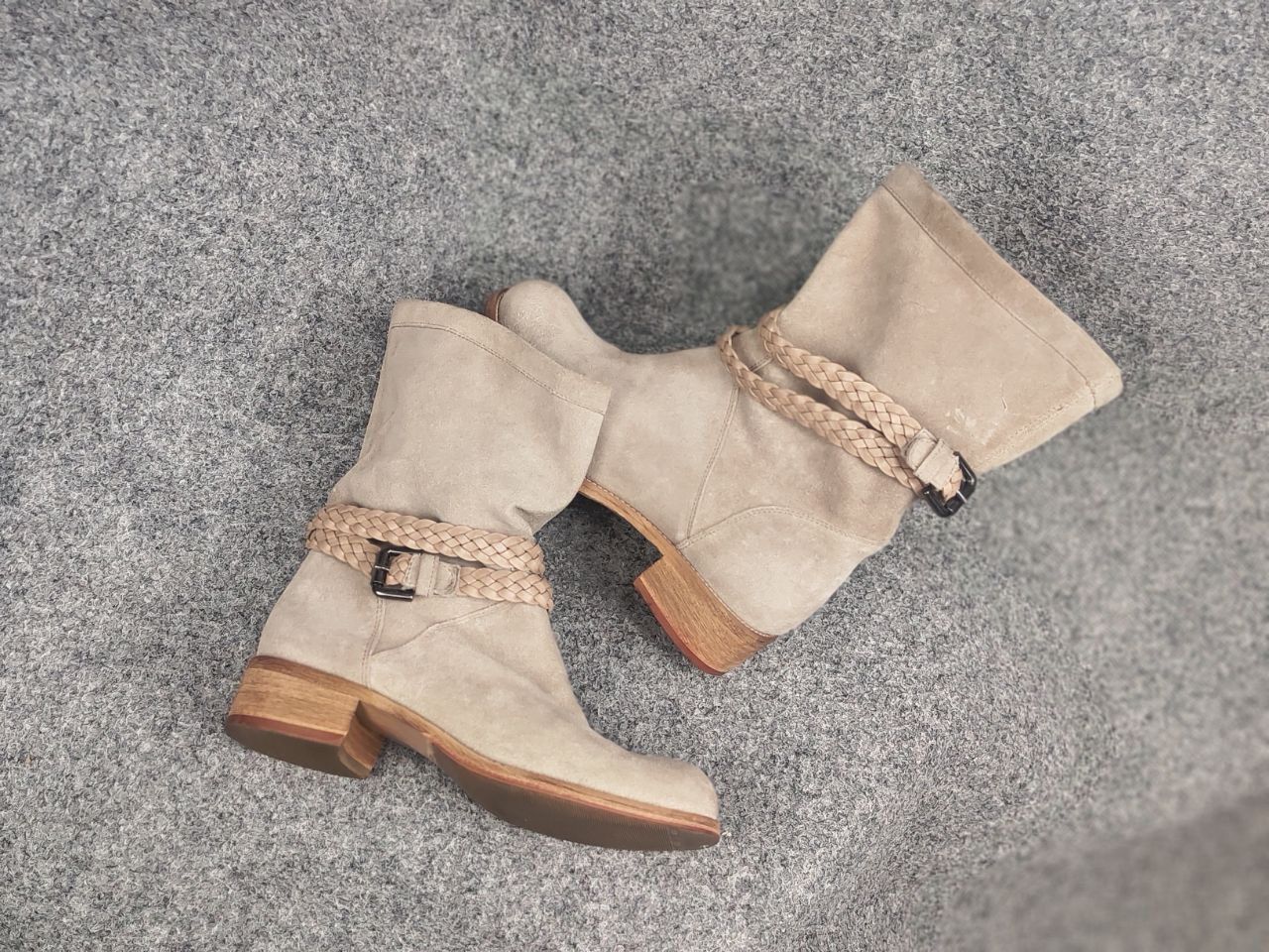 Marina Rinaldi Marina Rinaldi Design suede Leather Ankle Boots Floor Model Size US 8 / IT 38 - 15 Thumbnail