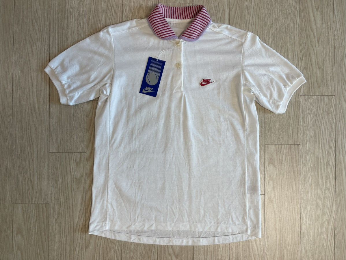 Nike Nike Blue Tag Japan Edition 80’s Vintage Polo Pique T-shirt Size M / US 6-8 / IT 42-44 - 1 Thumbnail