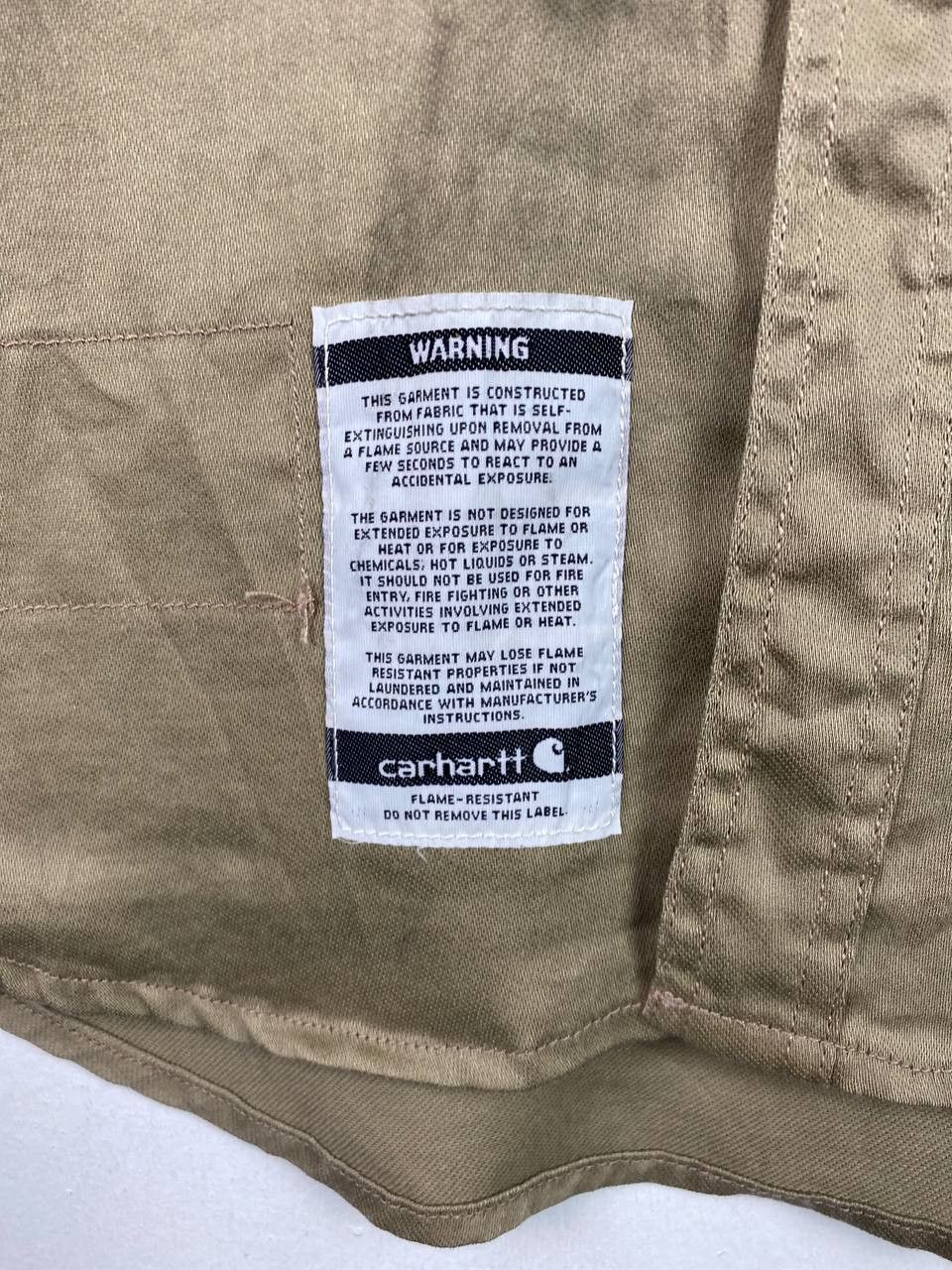 Carhartt carhartt flame resistant work shirt nice design Size US L / EU 52-54 / 3 - 4 Thumbnail