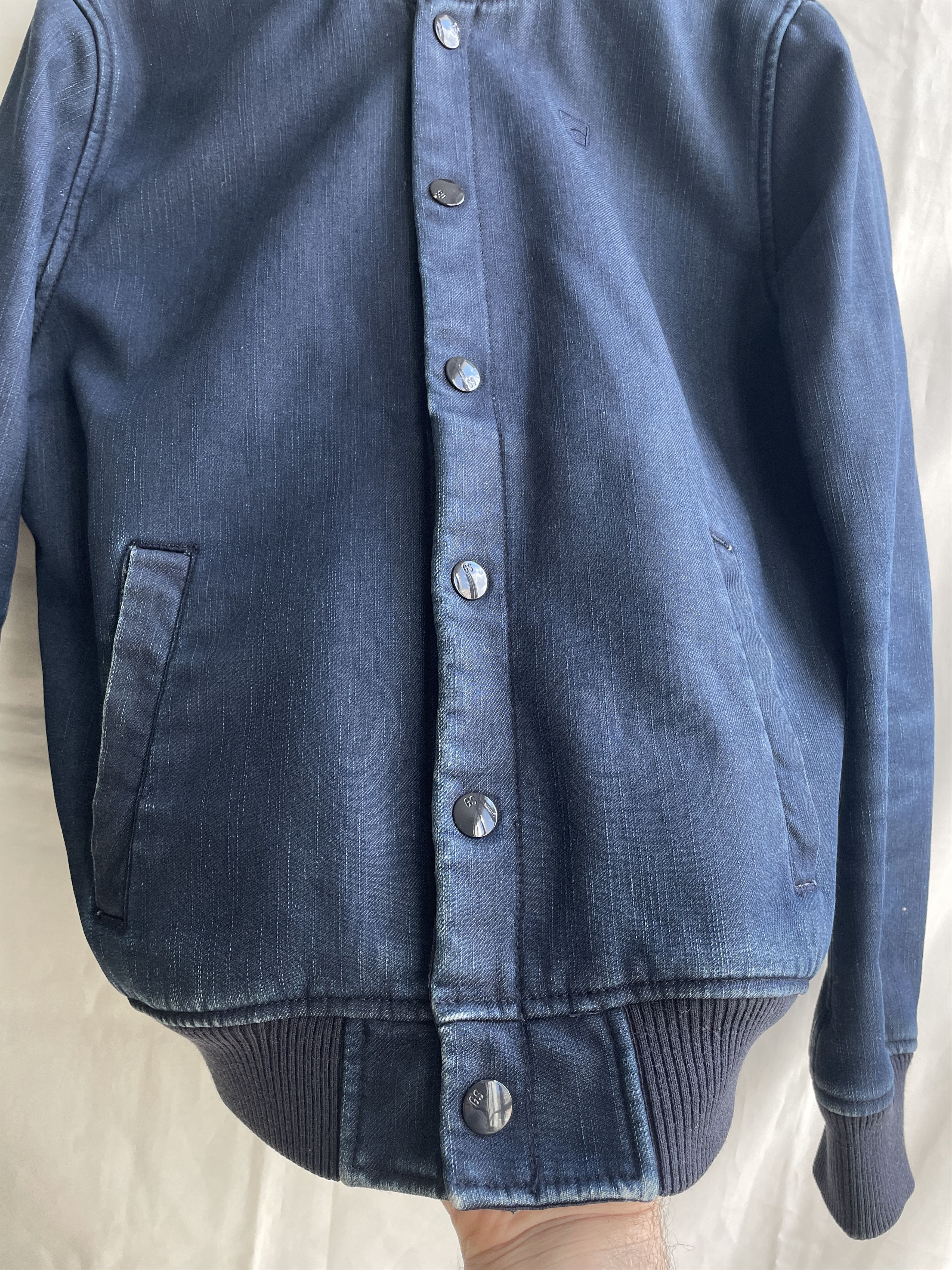 G-Star G-Star Raw Denim Baseball Bomber Jacket Size M Size US M / EU 48-50 / 2 - 7 Thumbnail