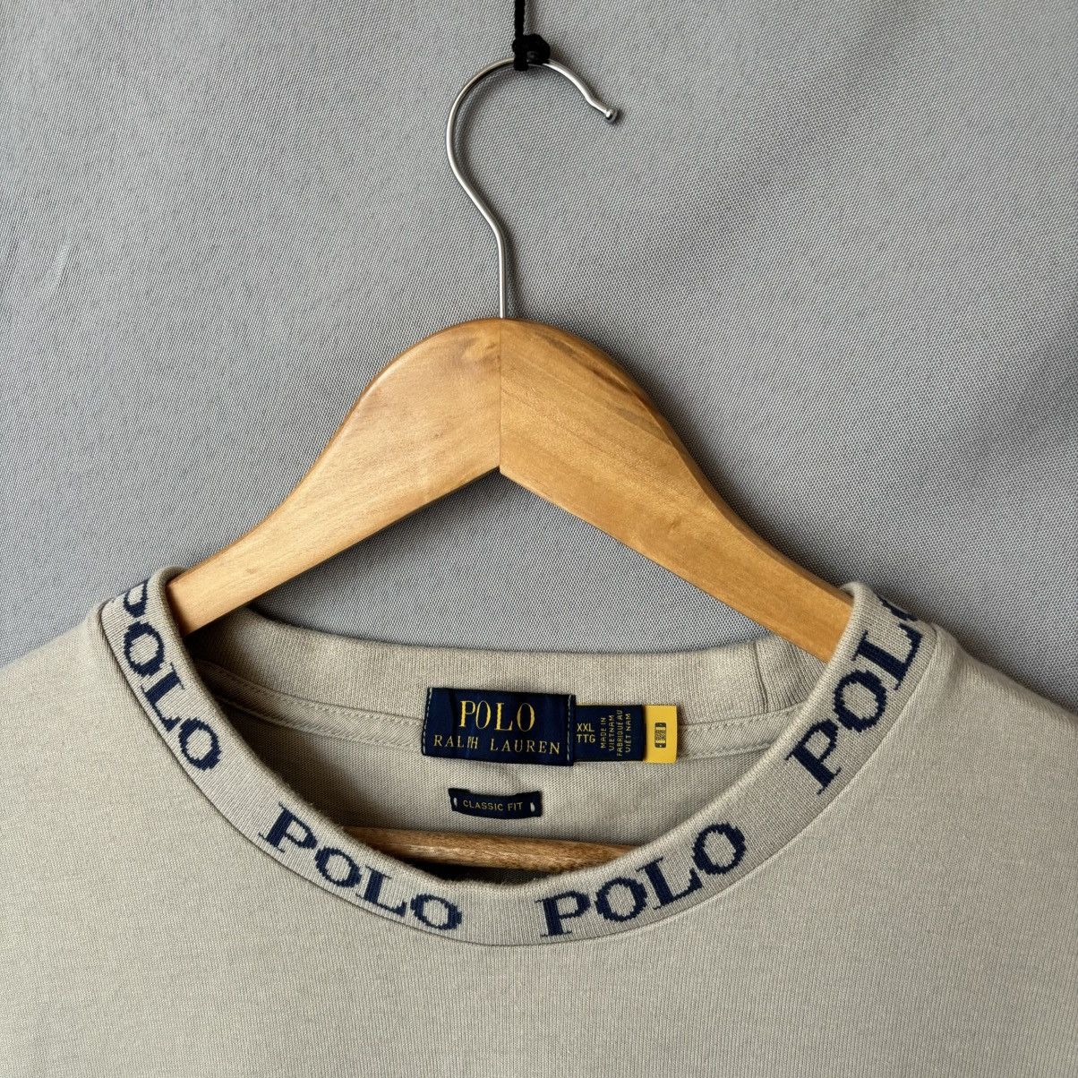 Polo Ralph Lauren Polo Ralph Lauren tee t-shirt xxl beige big logo streetwear Size US XXL / EU 58 / 5 - 4 Thumbnail