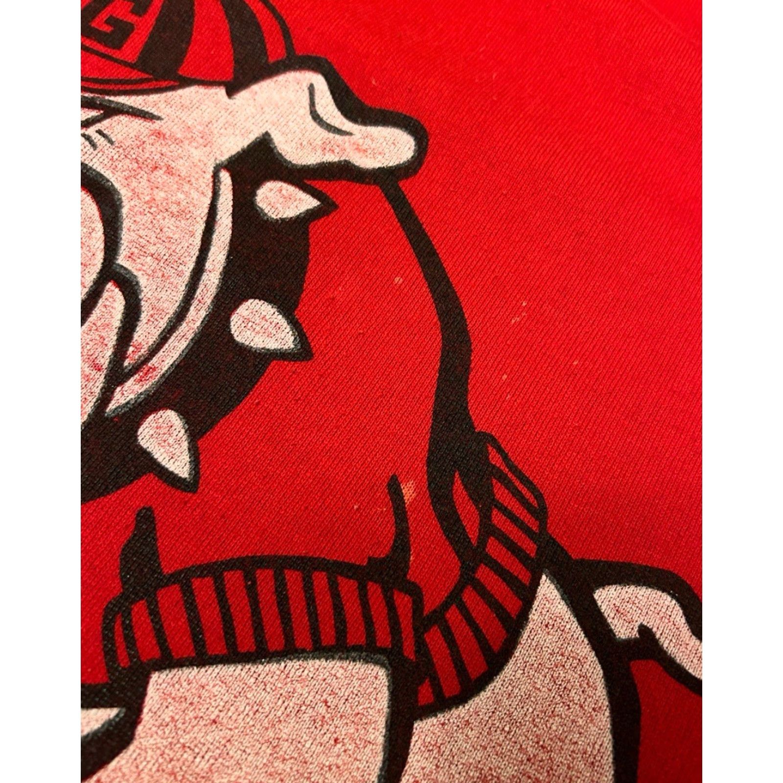 Logo 7 VINTAGE Georgia Bulldogs Logo VTG Crewneck Sweater Mens Size Large Red Size US L / EU 52-54 / 3 - 3 Thumbnail