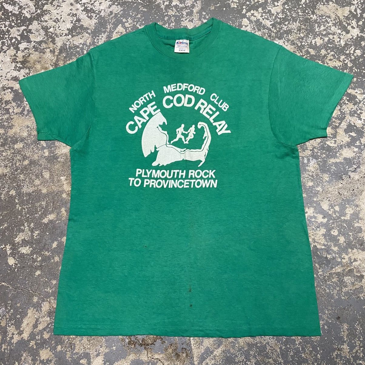 Japanese Brand × Vintage Vintage North Medford Plymouth Rock Running Club Flock Print Size US XL / EU 56 / 4 - 1 Thumbnail