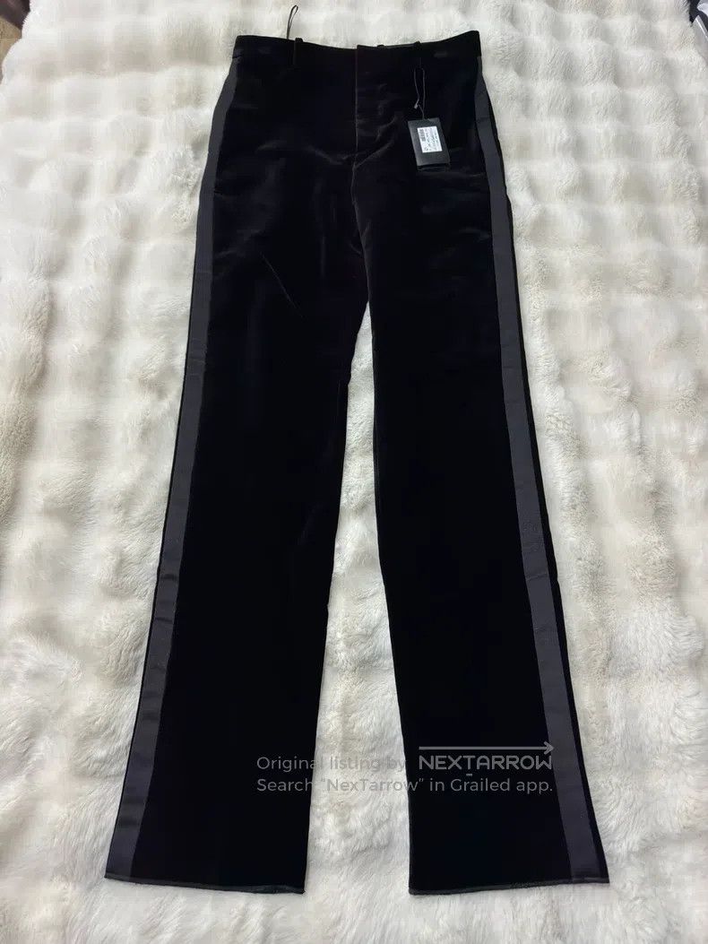 Saint Laurent Paris Saint Laurent Paris Velvet Smoking Trousers Size US 30 / EU 46 - 1 Thumbnail