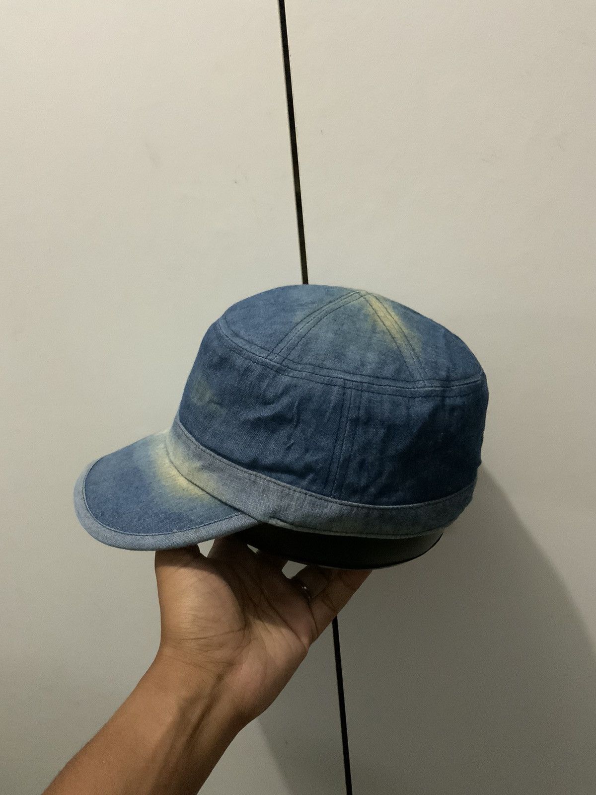Japanese Brand Fade Archive Indigo Fitted Hat Cap Size ONE SIZE - 3 Thumbnail
