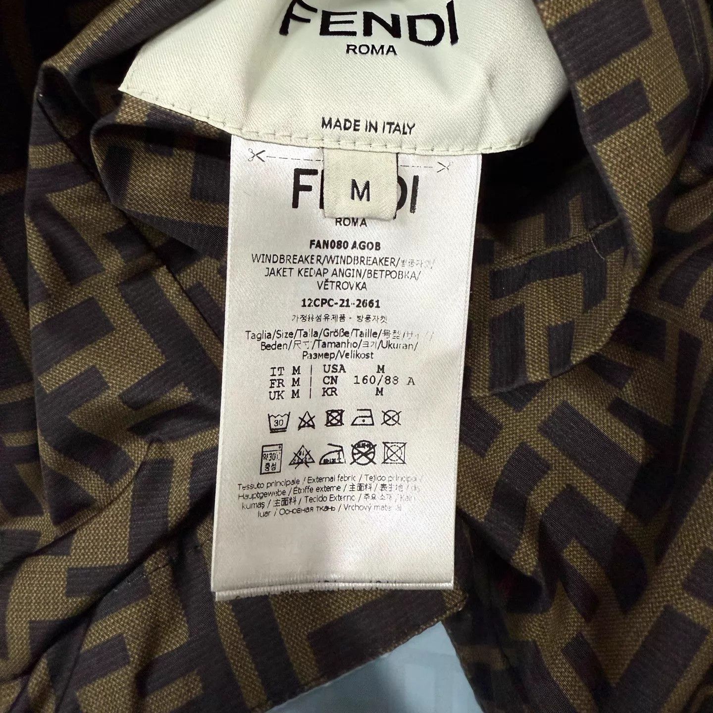 Fendi Fendi FF Monogram Reversible Jacket M 99 New Size US M / EU 48-50 / 2 - 4 Thumbnail