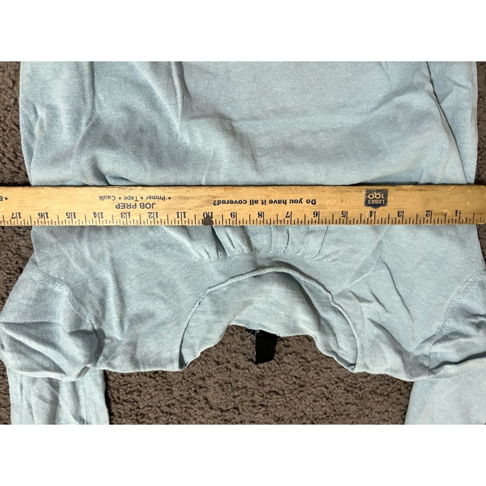 H&M VINTAGE H&M Shirt Women L Blue Basic Long Sleeve Slim Fit Cotton Blend T-Shirt 90s CONCERT? (But avoid adding unprovided details) Size L / US 10 / IT 46 - 4 Thumbnail