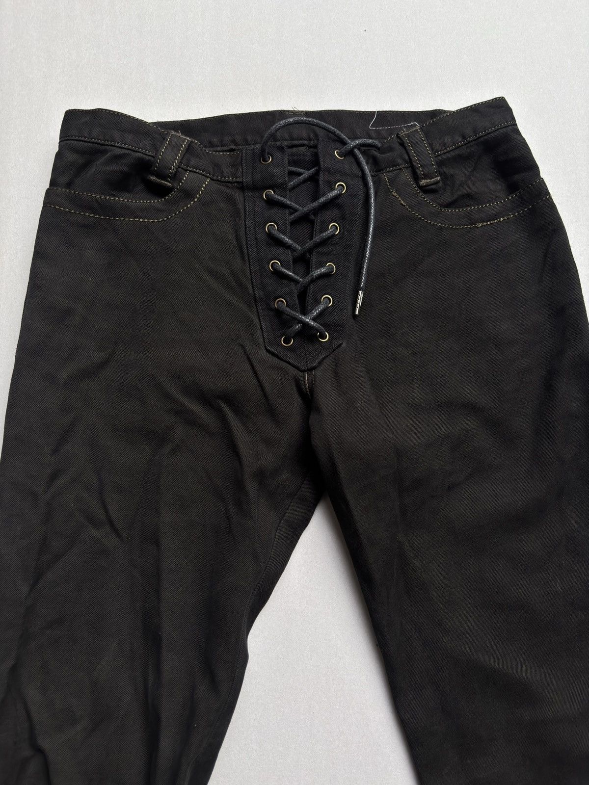 291295=Homme Lace up flare pants Size US 28 / EU 44 - 2 Thumbnail