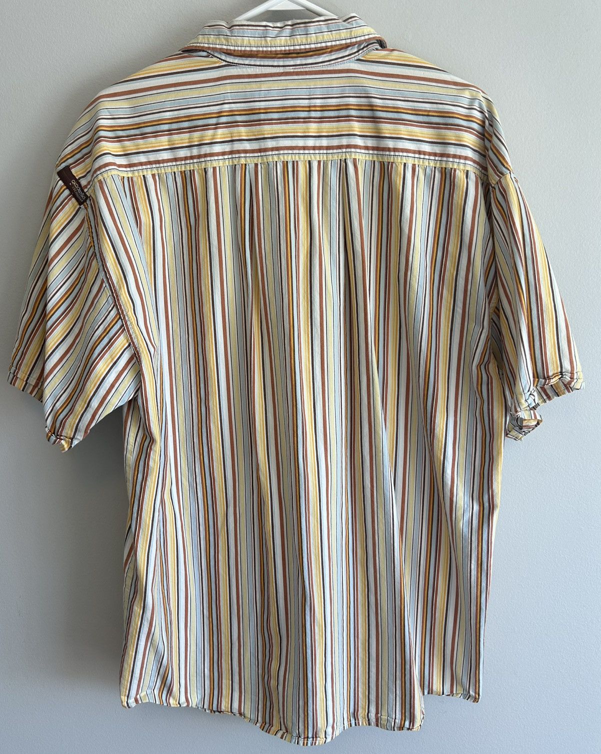 Vintage Vintage Akademiks Men’s Brown, Blue & Orange Button Up Shirt Size US M / EU 48-50 / 2 - 5 Thumbnail