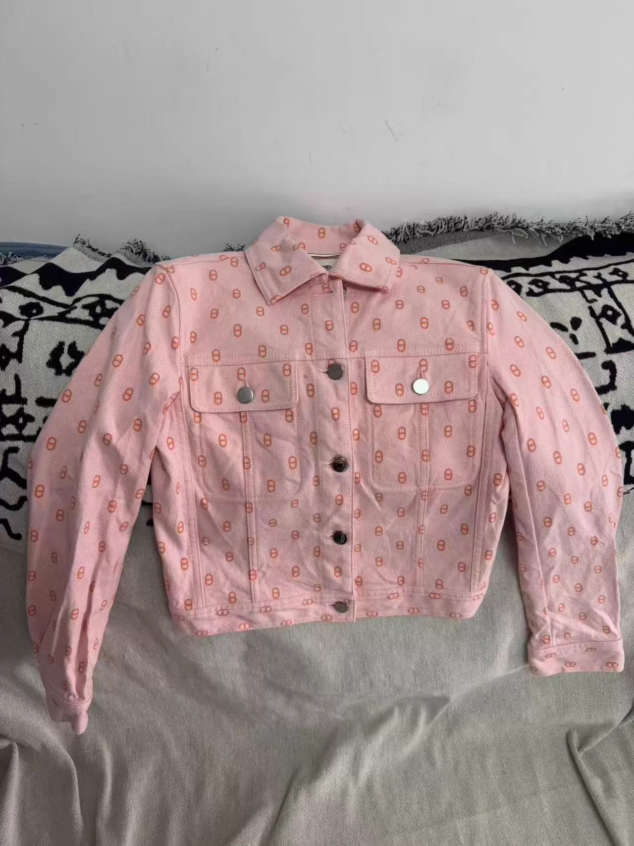 Hermes Hermès Denim Jacket Near Mint 34 Size XS / US 0-2 / IT 36-38 - 1 Thumbnail