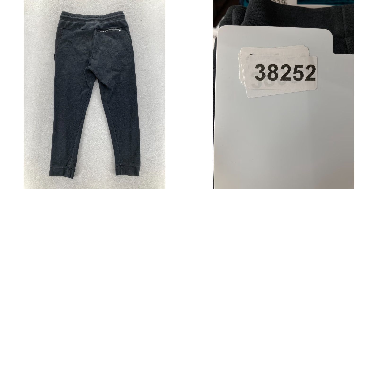 Nike Nike Optic Jogger Pants Mens Medium Dark Gray Fleece Tapered Drawstring Logo Gym Size US 31 - 9 Thumbnail
