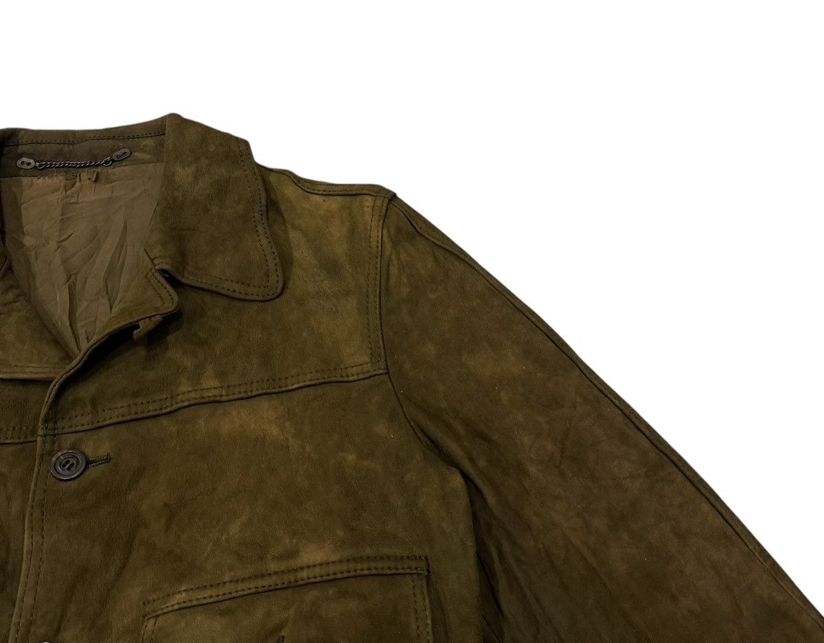 Leather Vintage Echt Leder Made In Germany Buttons Leather Jacket Size US M / EU 48-50 / 2 - 3 Thumbnail
