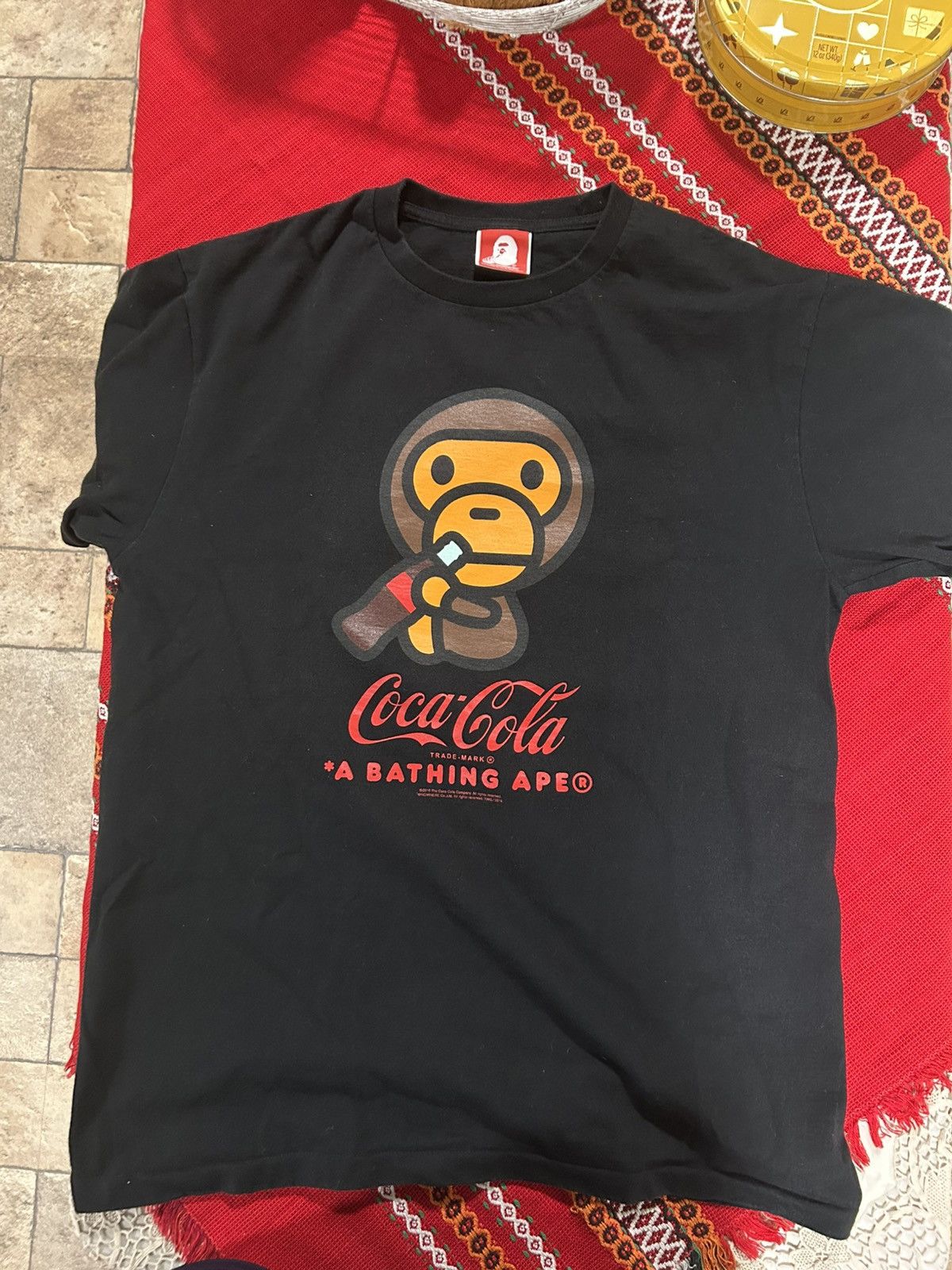 Coca Cola Bape Baby Milo x Coca-Cola Tee Size US XL / EU 56 / 4 - 1 Thumbnail