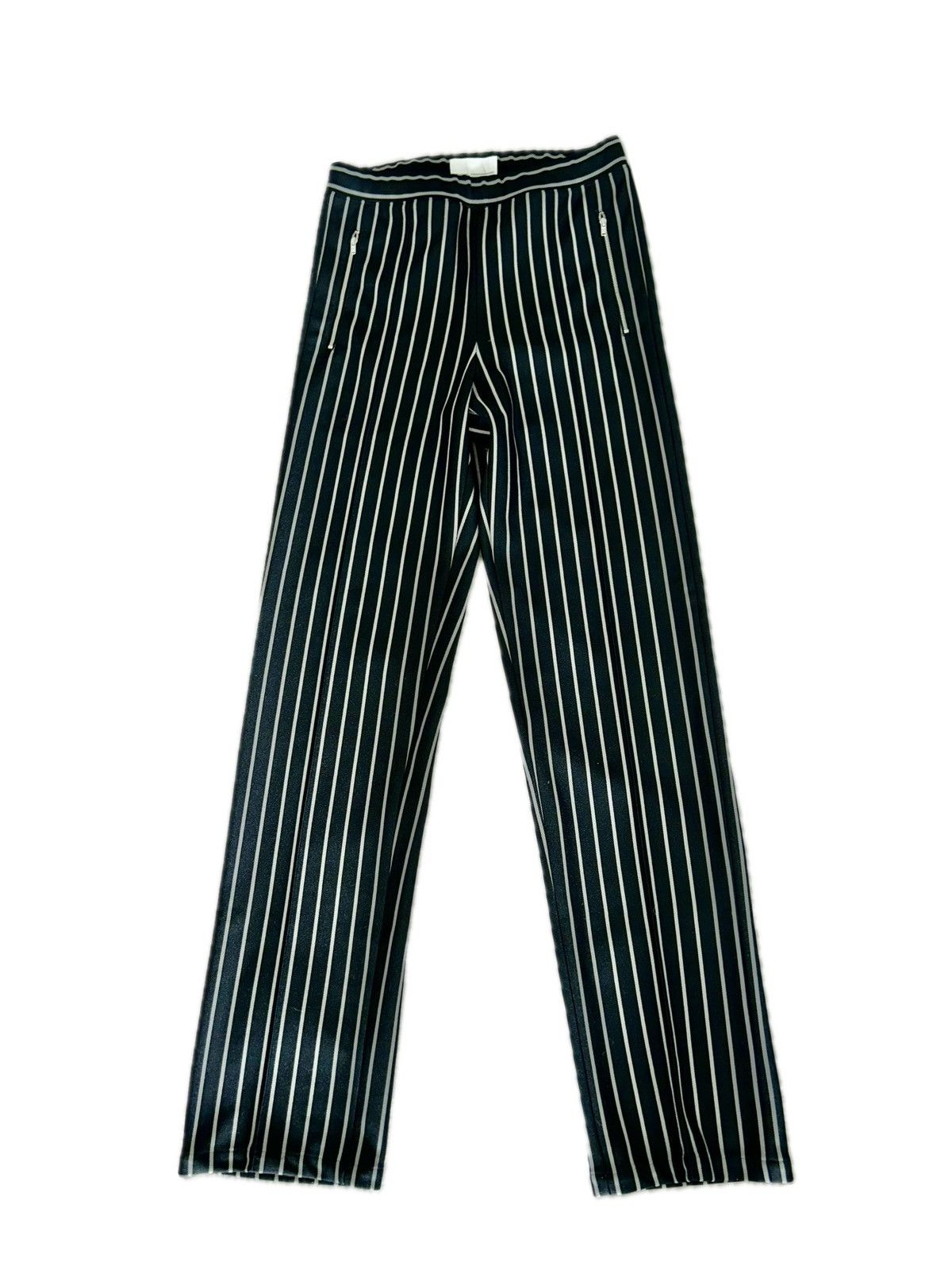 Random Identities Black Random Identities Striped Stretch Trouser (S) Size US 29 - 1 Thumbnail