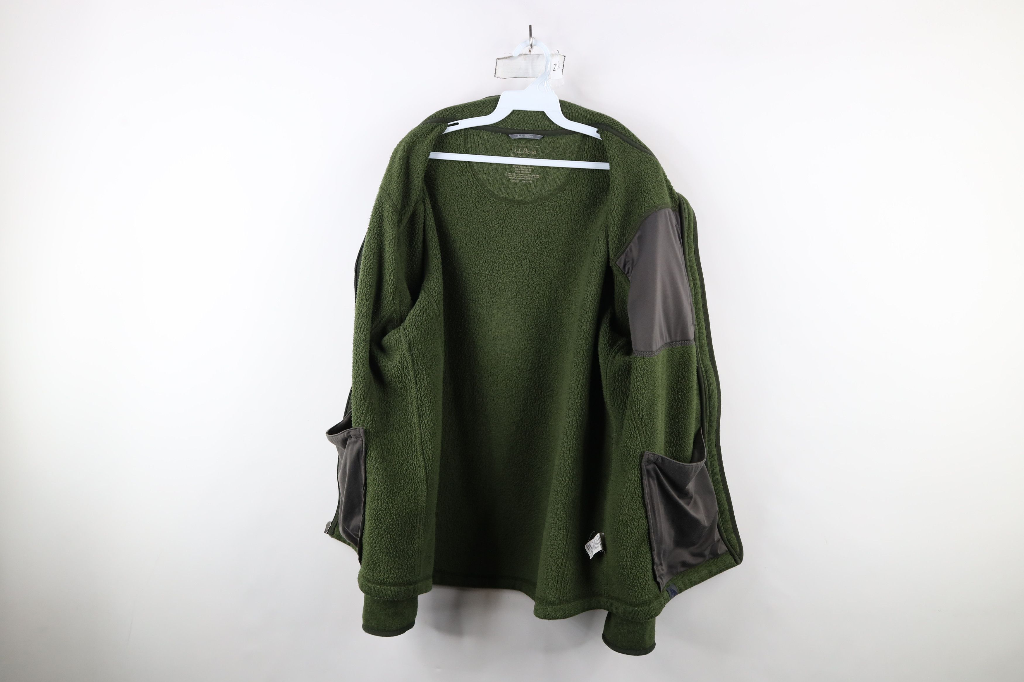 L.L. Bean × Vintage Vintage LL Bean Fleece Knit Full Zip Sweater Jacket Swacket Size US L / EU 52-54 / 3 - 10 Thumbnail