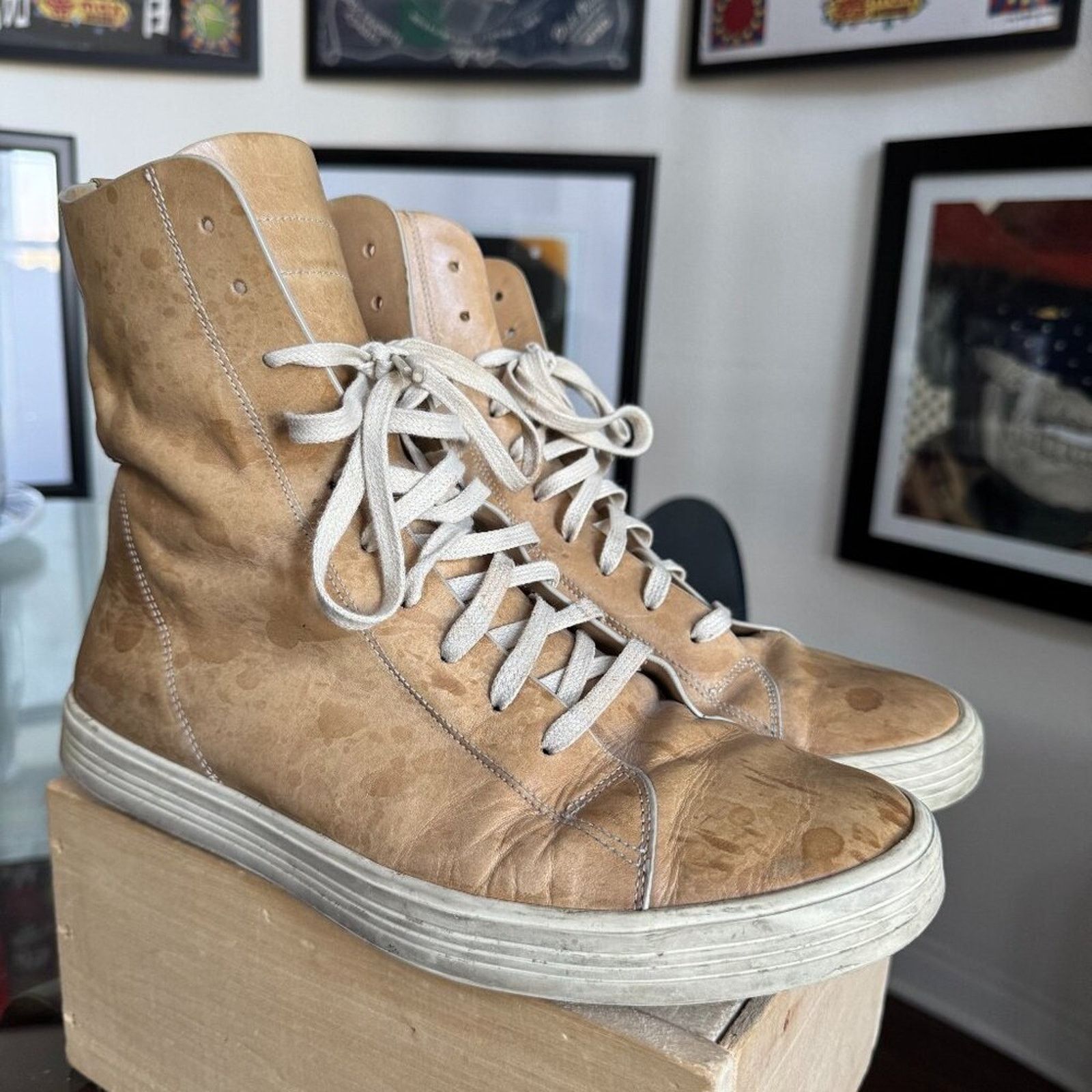 Rick Owens Rick Owens Mastodon High-Top “Masto Sneaks” Men’s 10 (EU 43) Size US 10 / EU 43 - 1 Thumbnail