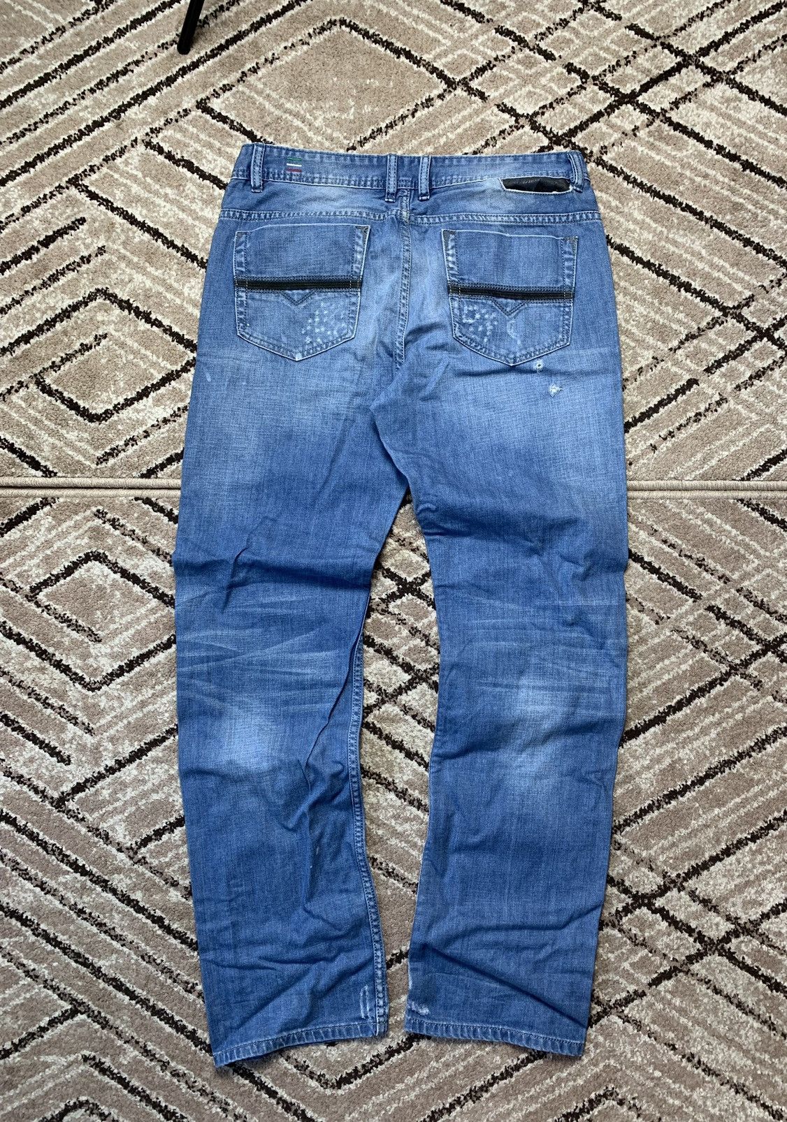Diesel × Vintage Vintage Men's Diesel Distressed Denim Jeans Size US 36 / EU 52 - 18 Thumbnail