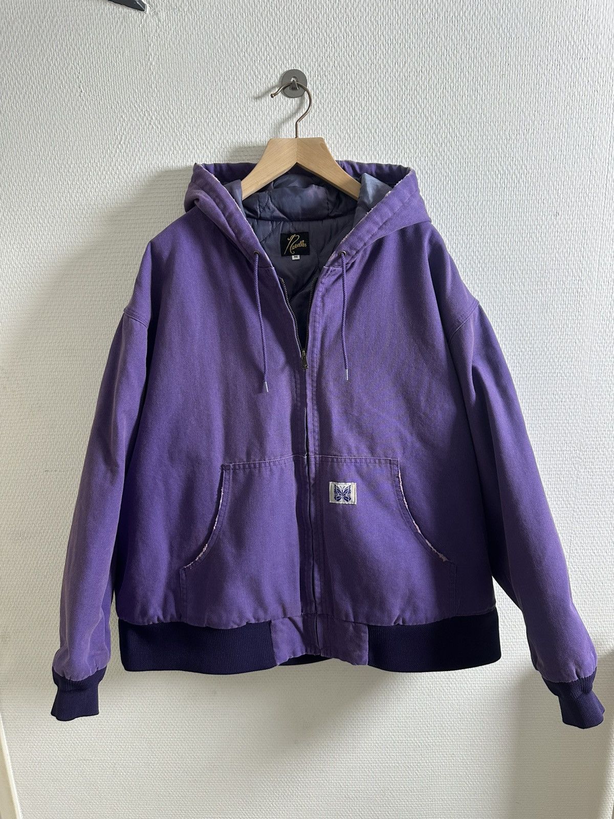 Needles Zipped Oxford Work Jacket (Size:M)