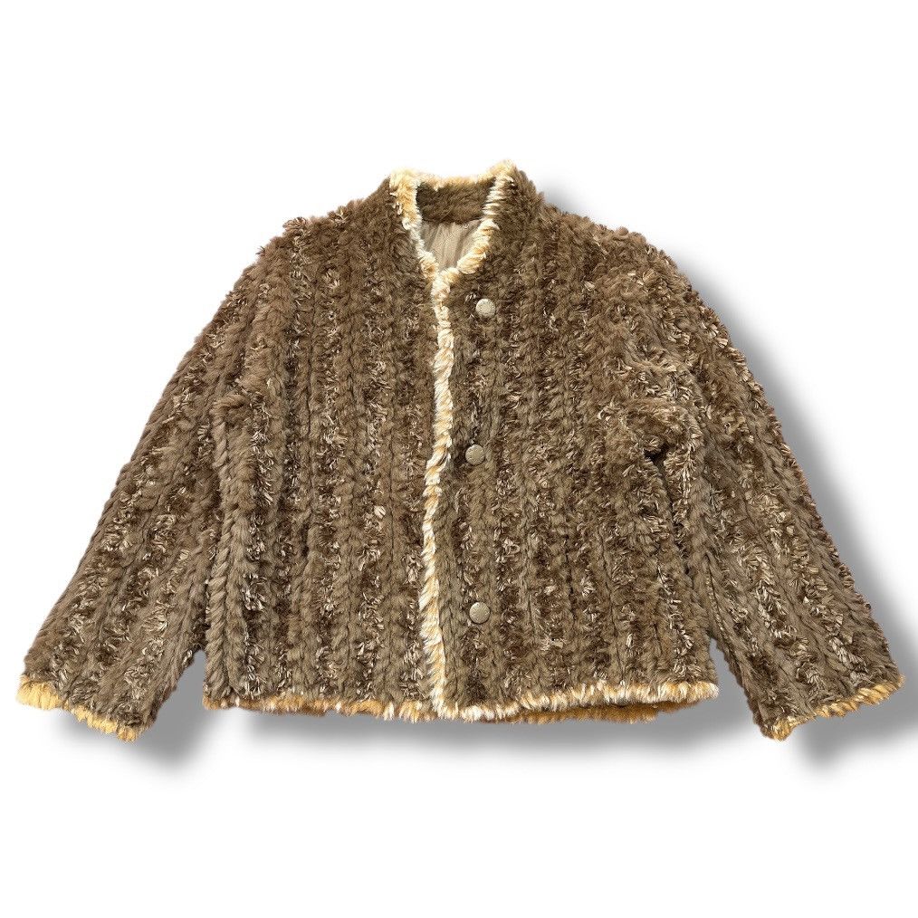 Balmain BALMAIN REVERSIBLE MONOGRAM FUR JACKET Size US L / EU 52-54 / 3 - 8 Thumbnail