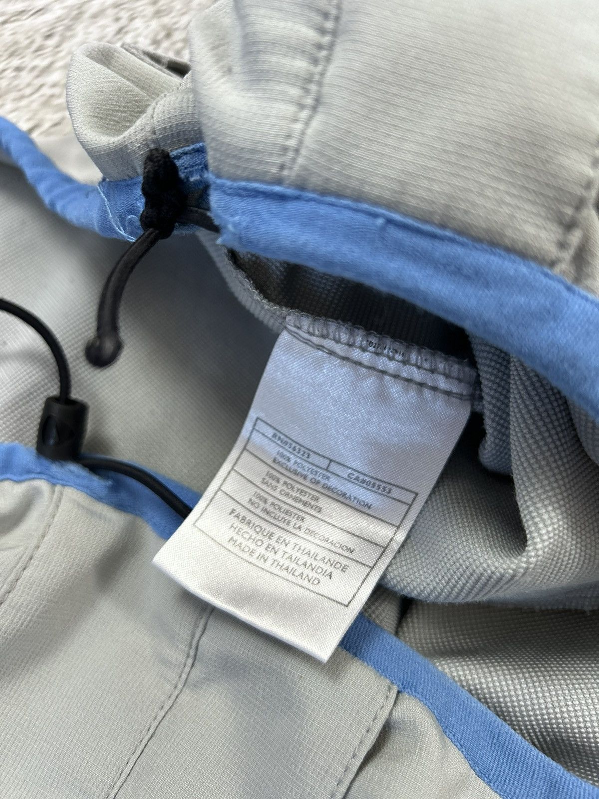 Nike × Vintage Nike vintage nylon track pants grey blue drill parachute y2k Size US 32 / EU 48 - 5 Thumbnail