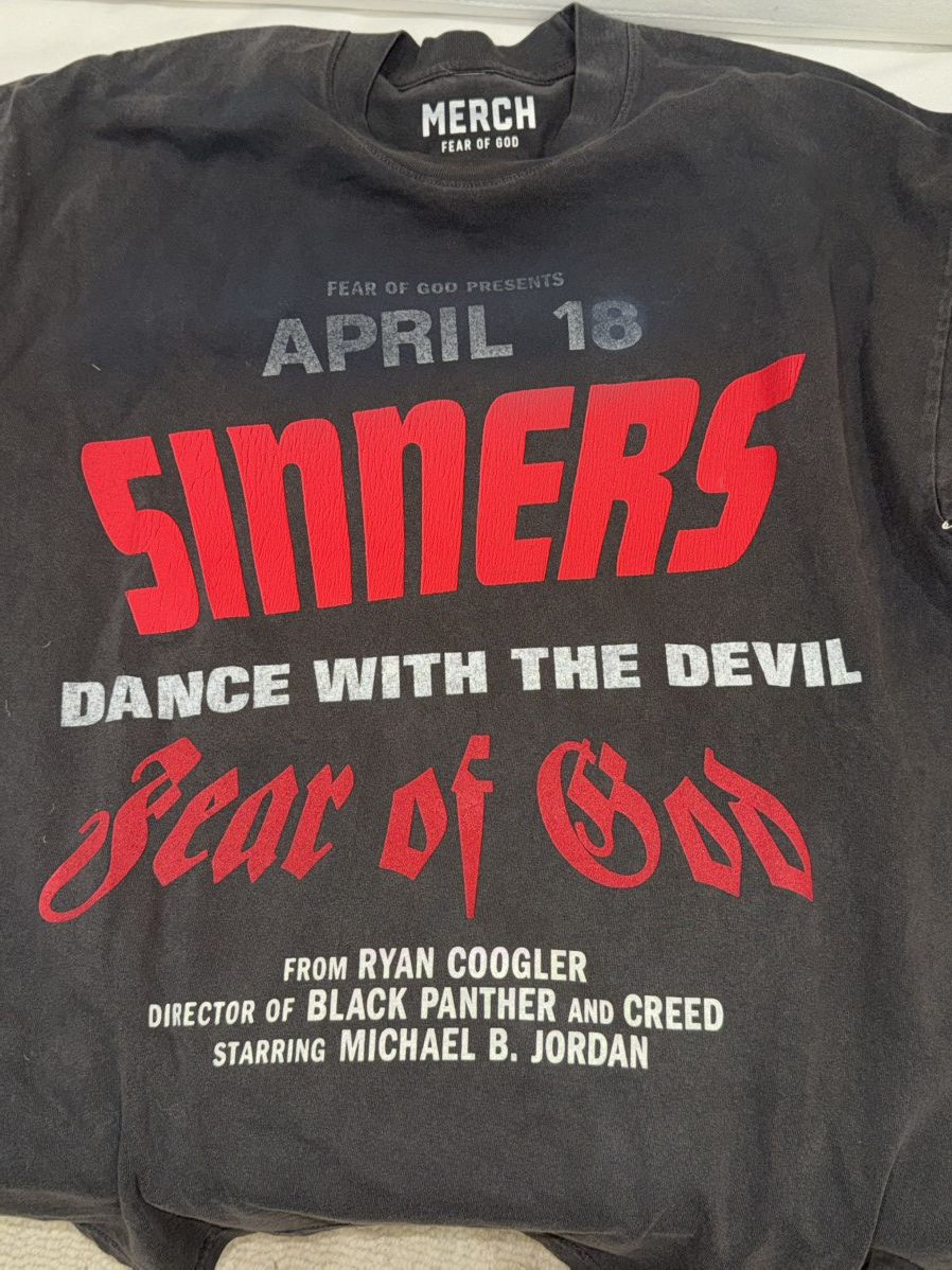 Fear of God Fear of God Sinners T-Shirt Size Medium Size US M / EU 48-50 / 2 - 4 Thumbnail