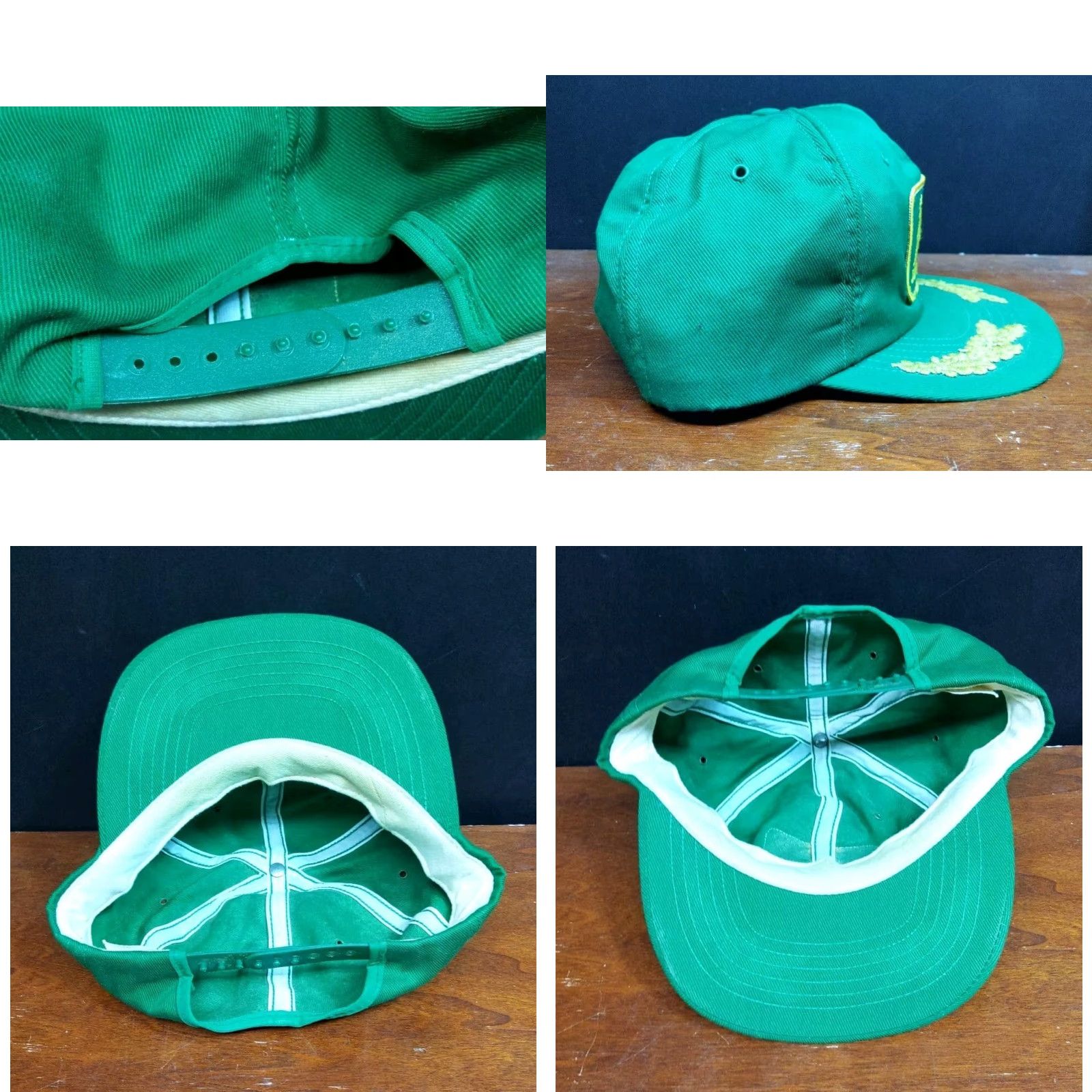 John Deere VINTAGE Swingster Hat Shirt Unisex Adults Snapback Trucker Green 70s 80s Farm USA Patch Cap Size ONE SIZE - 8 Thumbnail