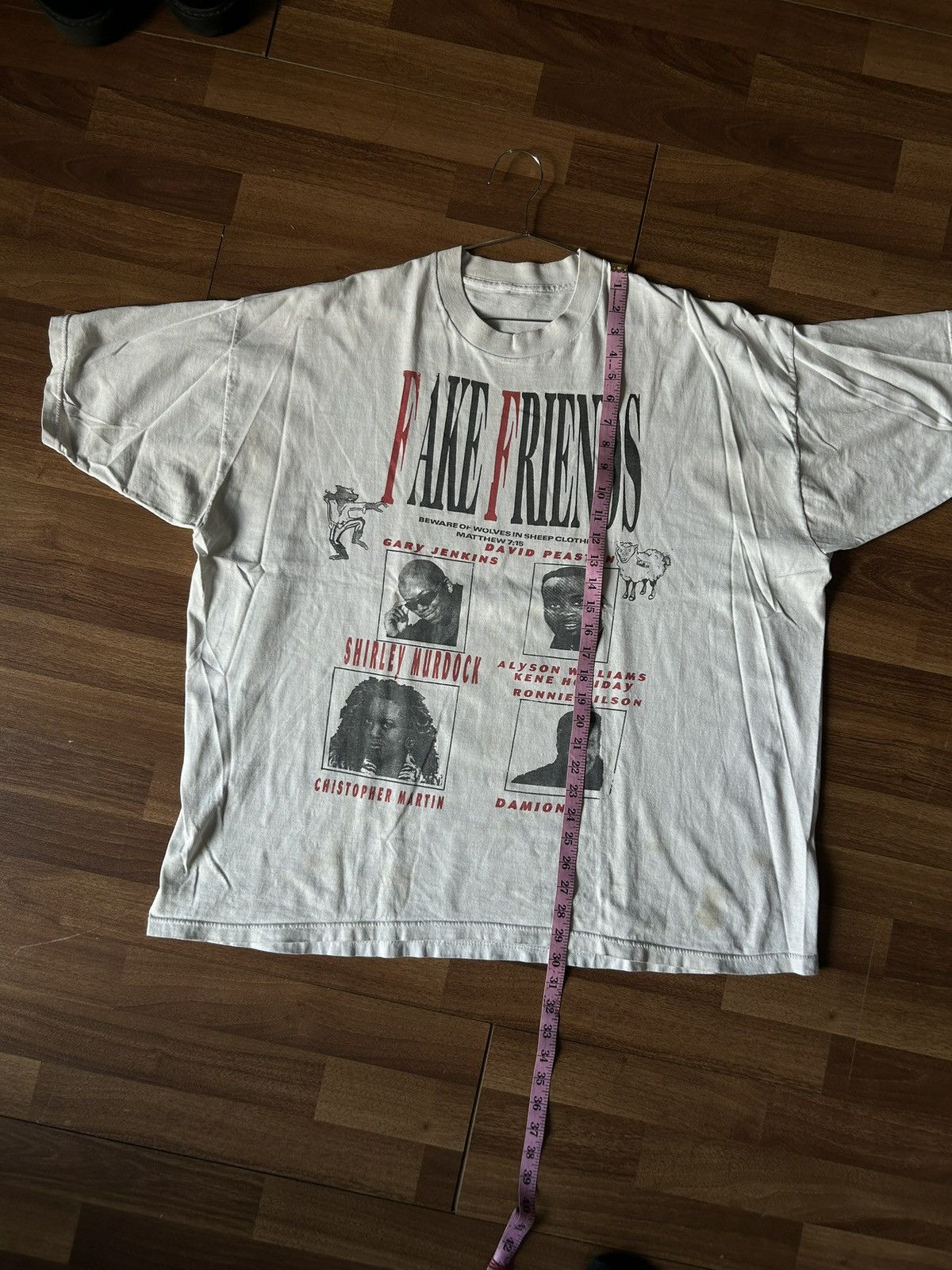 Vintage Vintage Fake Friends Vlone 90s Graphic T Shirt Size US XL / EU 56 / 4 - 9 Thumbnail