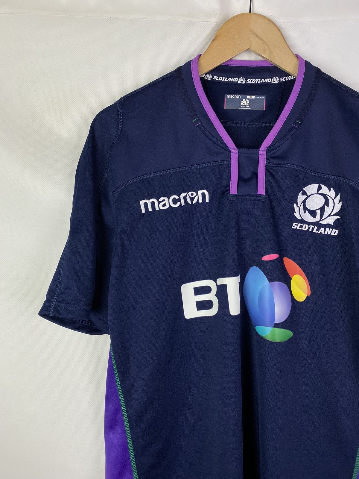 Macron Macron Scotland Union Rugby Shirt Jersey Size Xl Size US XL / EU 56 / 4 - 4 Thumbnail