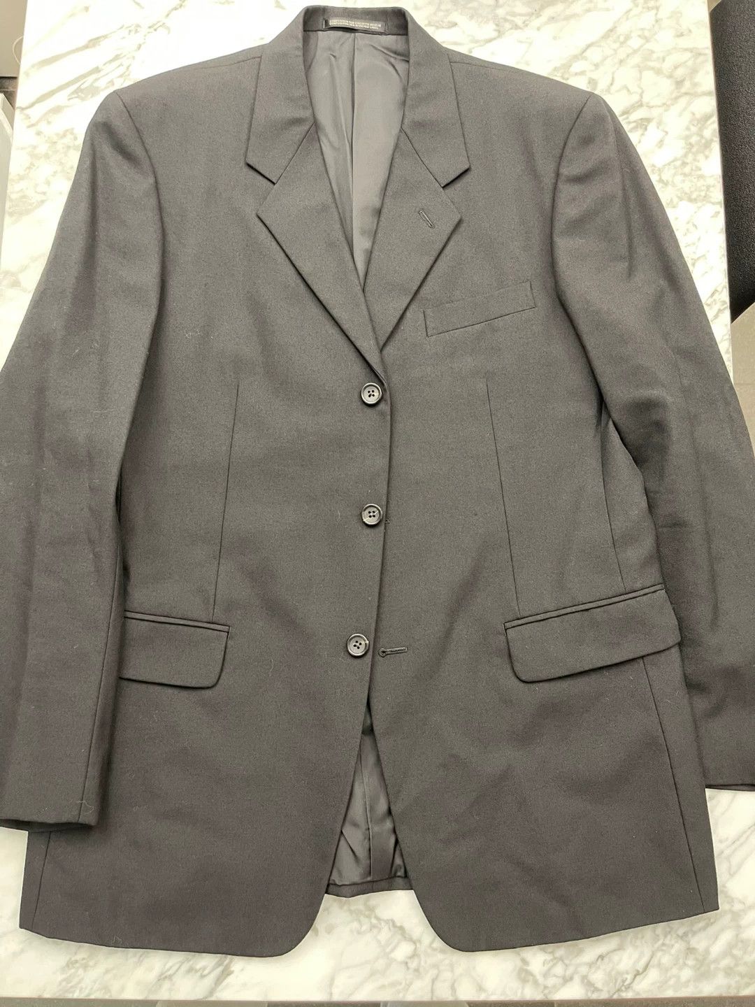 Yohji Yamamoto Yohji Yamamoto Black Suit - -DMC Size US L / EU 52-54 / 3 - 1 Thumbnail