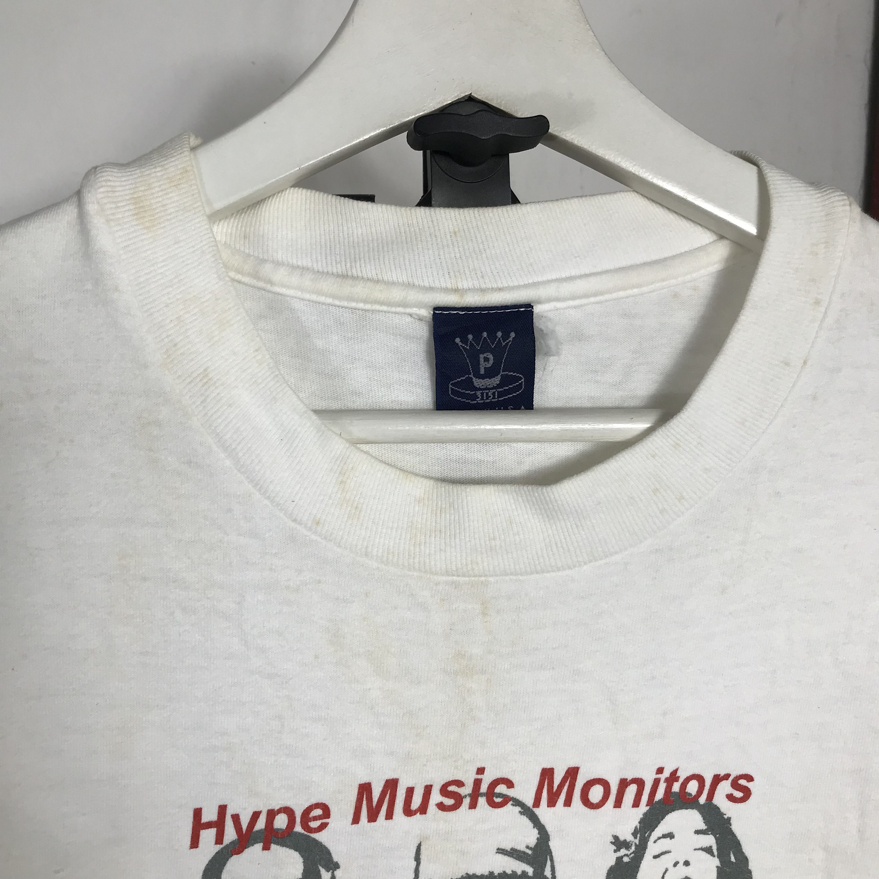 Vintage 90s Hype Music Monitors Music Instrument Band Shirts Size US M / EU 48-50 / 2 - 4 Thumbnail