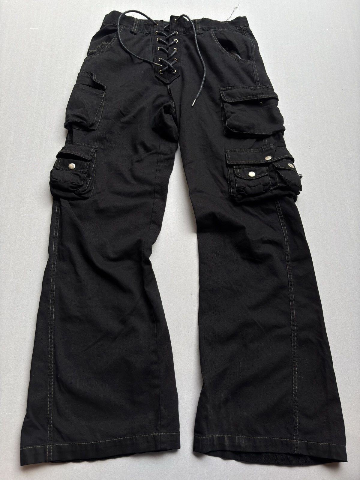 PPFM Vertgarments lace up flare cargo pants Size US 28 / EU 44 - 1 Thumbnail
