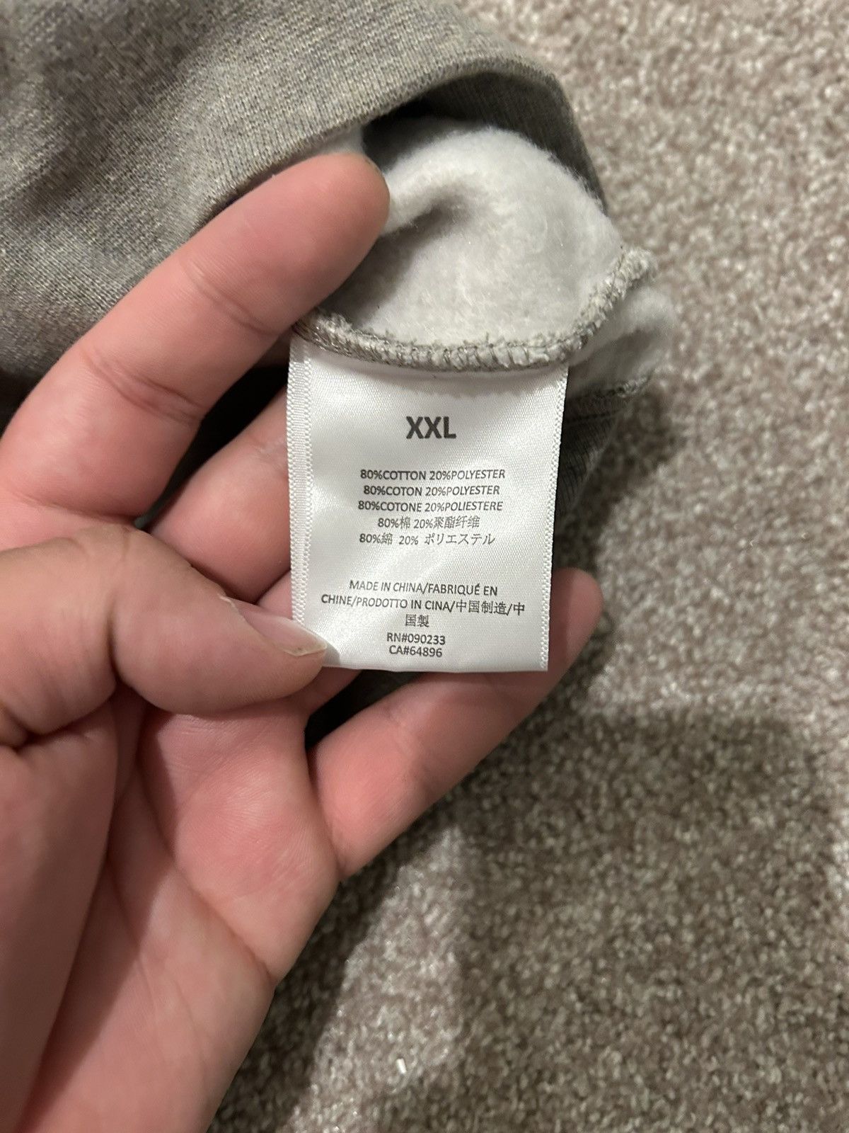 Fear of God 1977 grey sweatshirt essentials fear of god Size US XXL / EU 58 / 5 - 2 Thumbnail