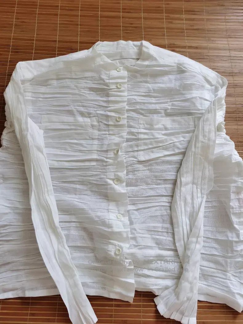 Issey Miyake Issey Miyake White shirt coat Size M / US 6-8 / IT 42-44 - 1 Thumbnail