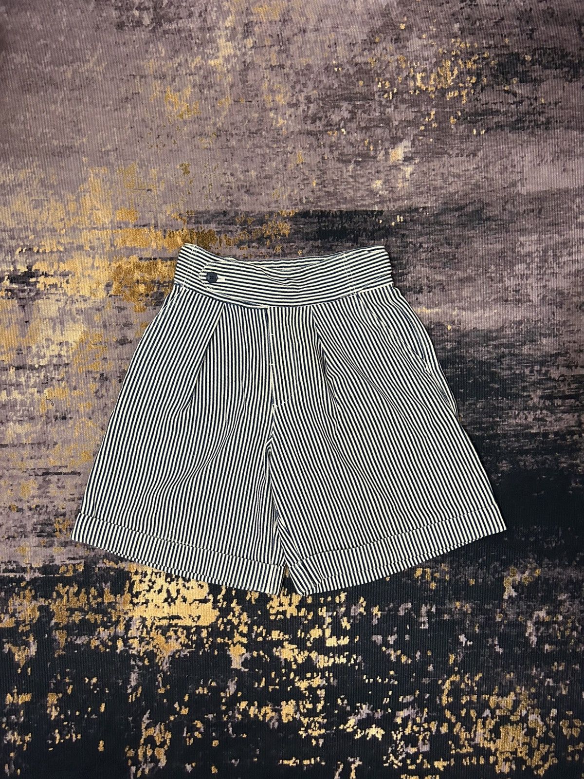 Issey Miyake Vintage Issey Miyake Gurka hickory shortpans Size US 27 - 1 Thumbnail
