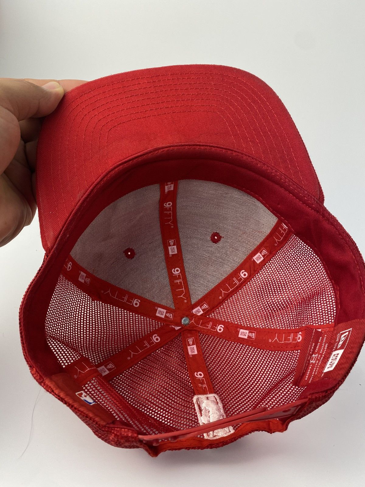 NBA × New Era Utah Jazz Trucker Cap Hat 9Fifty New era cap red Mesh Size ONE SIZE - 11 Thumbnail